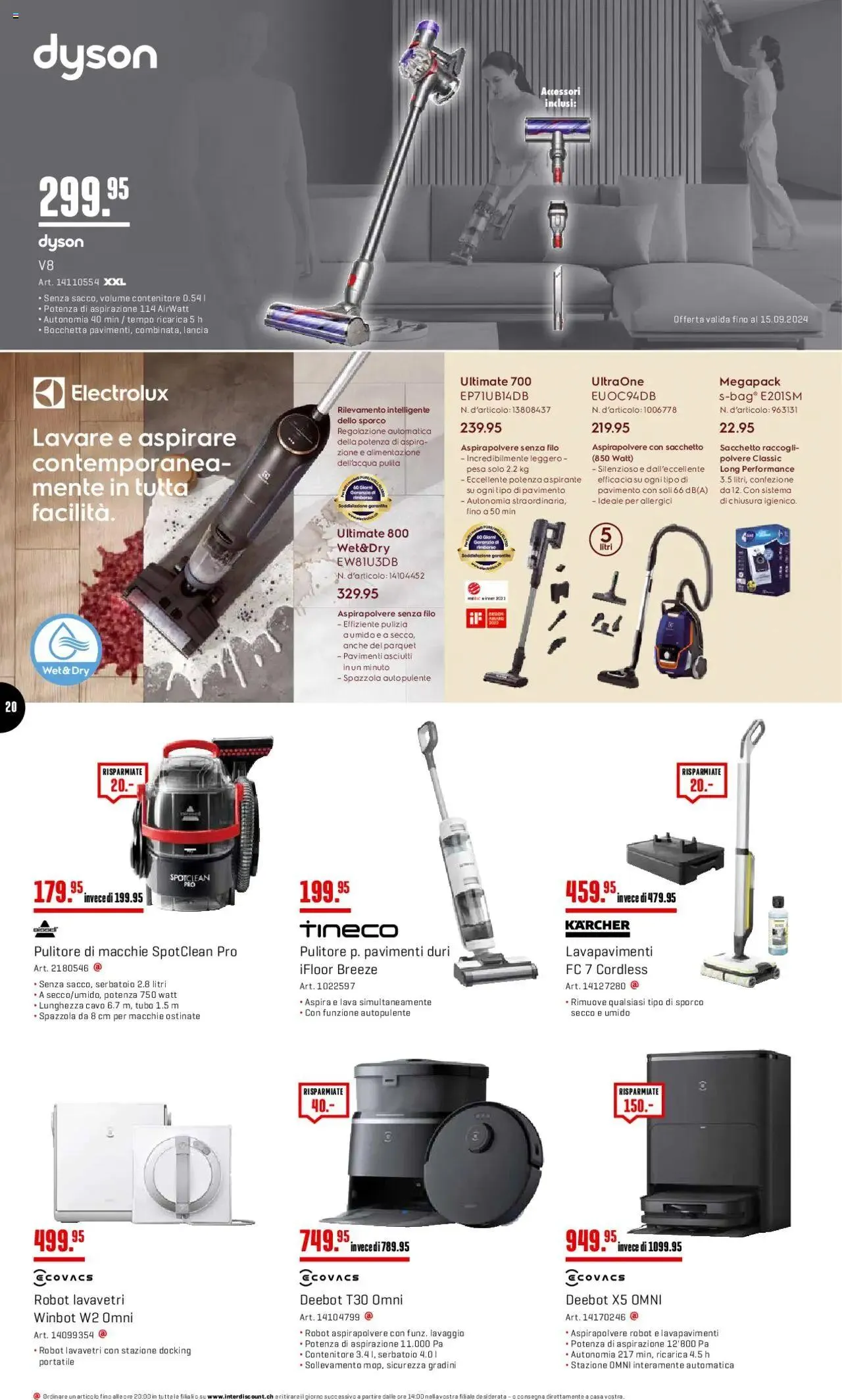 Interdiscount Prospetto von 2. September bis 22. September 2024 - Prospekt seite  20