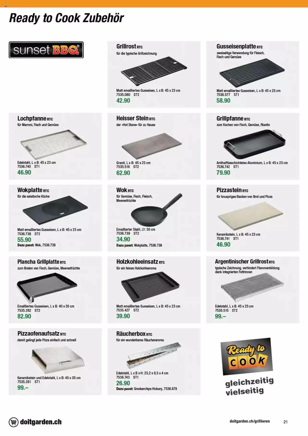 DO IT+GARDEN MIGROS - Grill von 13. Februar bis 31. Dezember 2023 - Prospekt seite  21