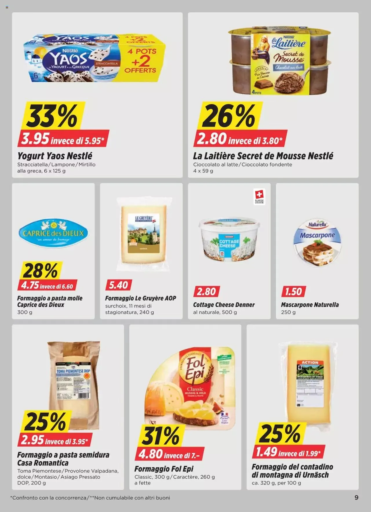 Denner Aktionen IT von 4. Juni bis 10. Juni 2024 - Prospekt seite  9