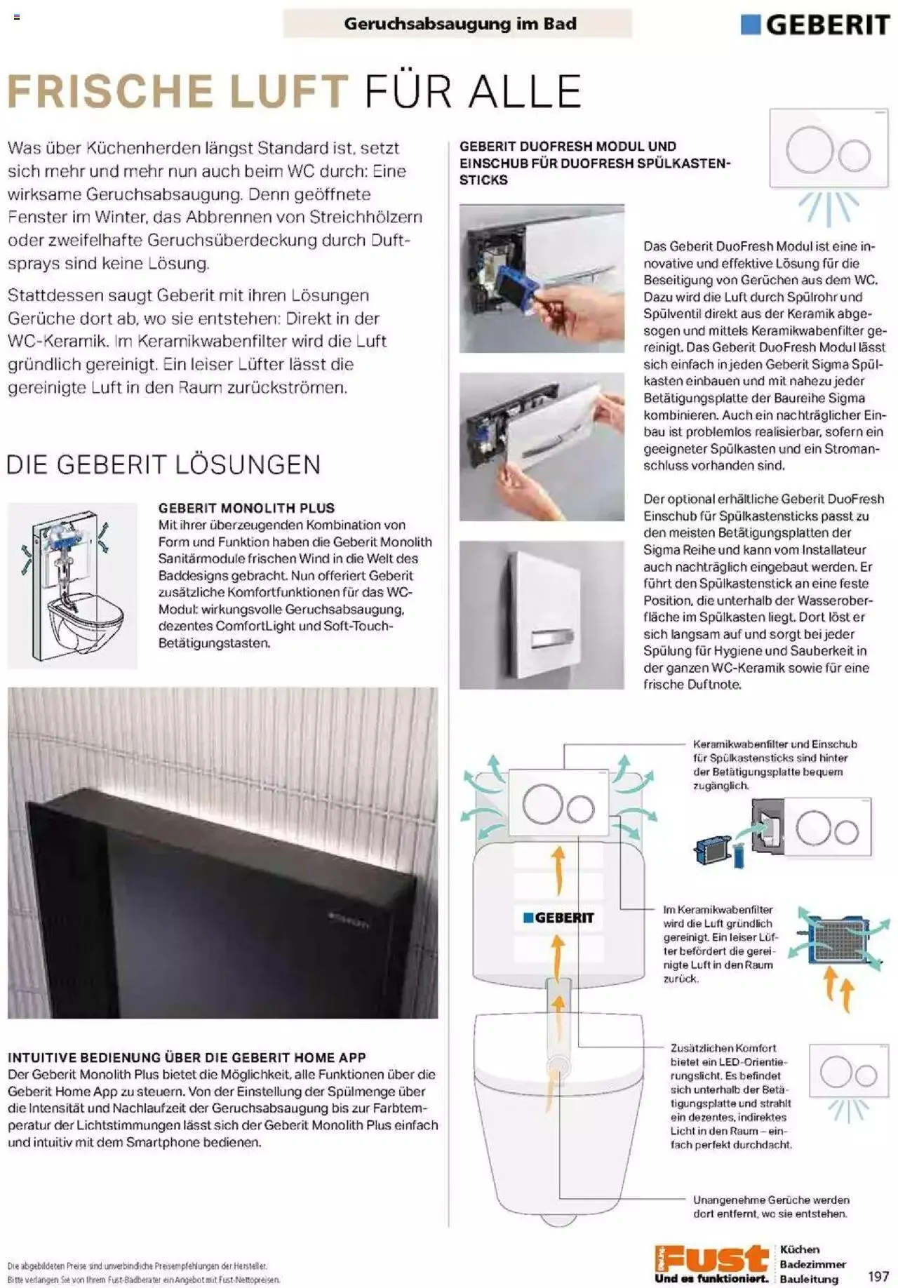 Fust Badezimmermagazin von 17. April bis 31. Dezember 2023 - Prospekt seite  197
