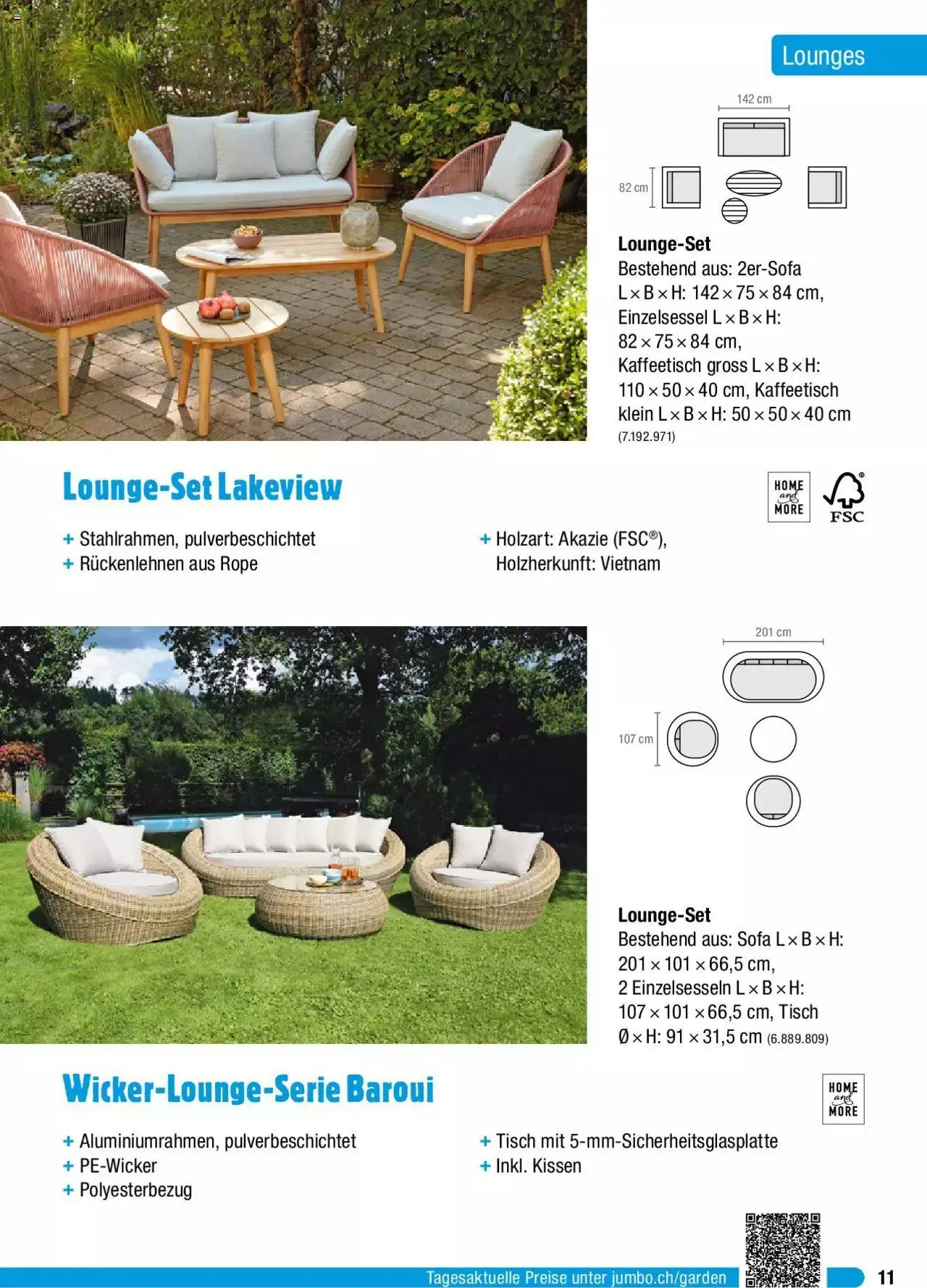 Jumbo Gartenmobelbroschure 2024 von 29. Januar bis 31. Dezember 2024 - Prospekt seite  11