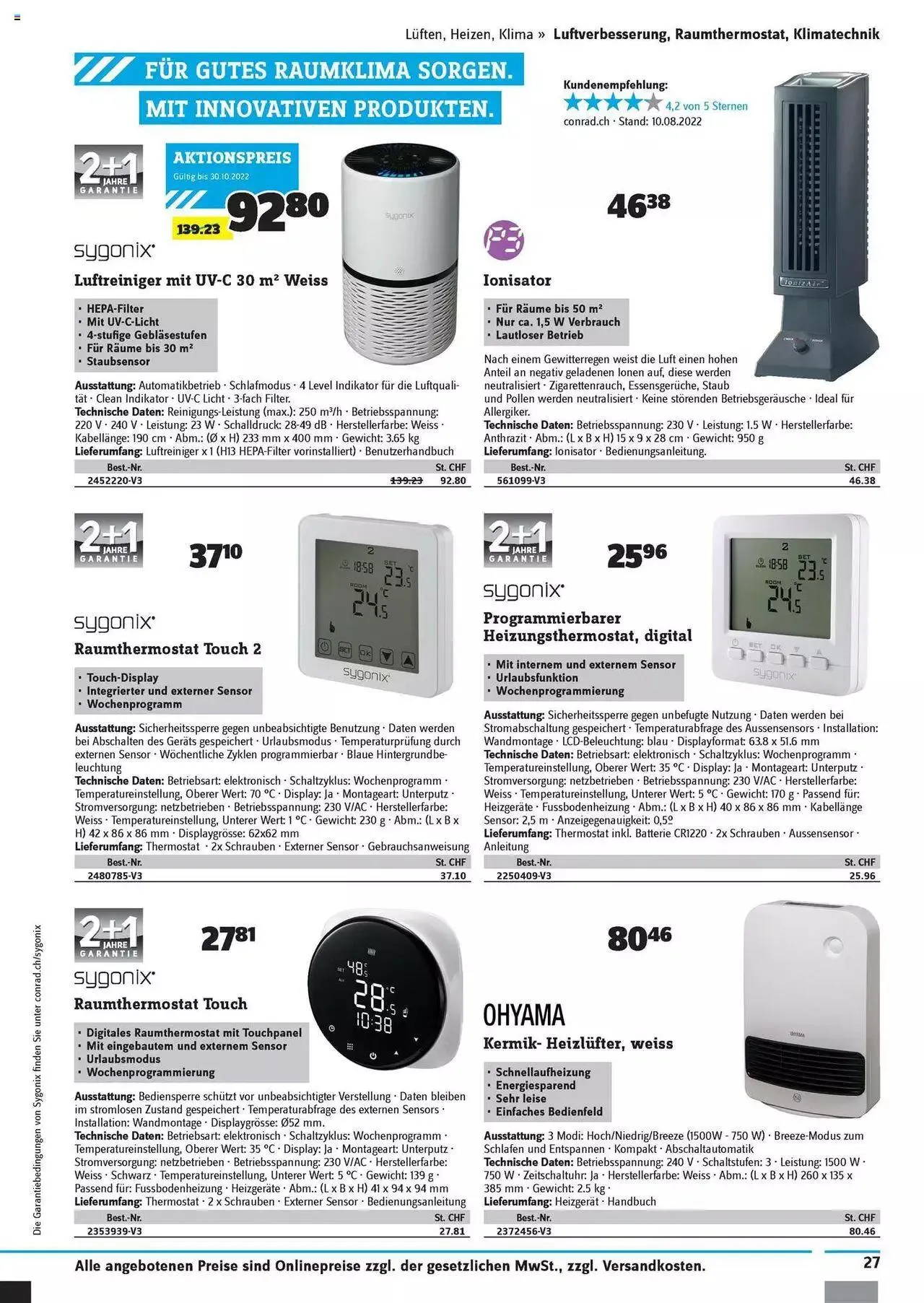 Conrad - Technik Deals von 30. August bis 31. Dezember 2023 - Prospekt seite  29