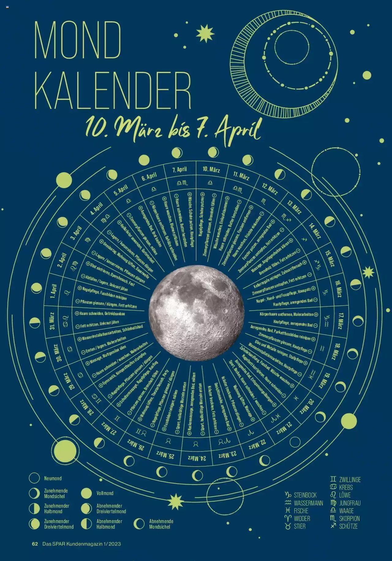 SPAR Kundenmagazin von 2. März bis 31. Dezember 2023 - Prospekt seite 62