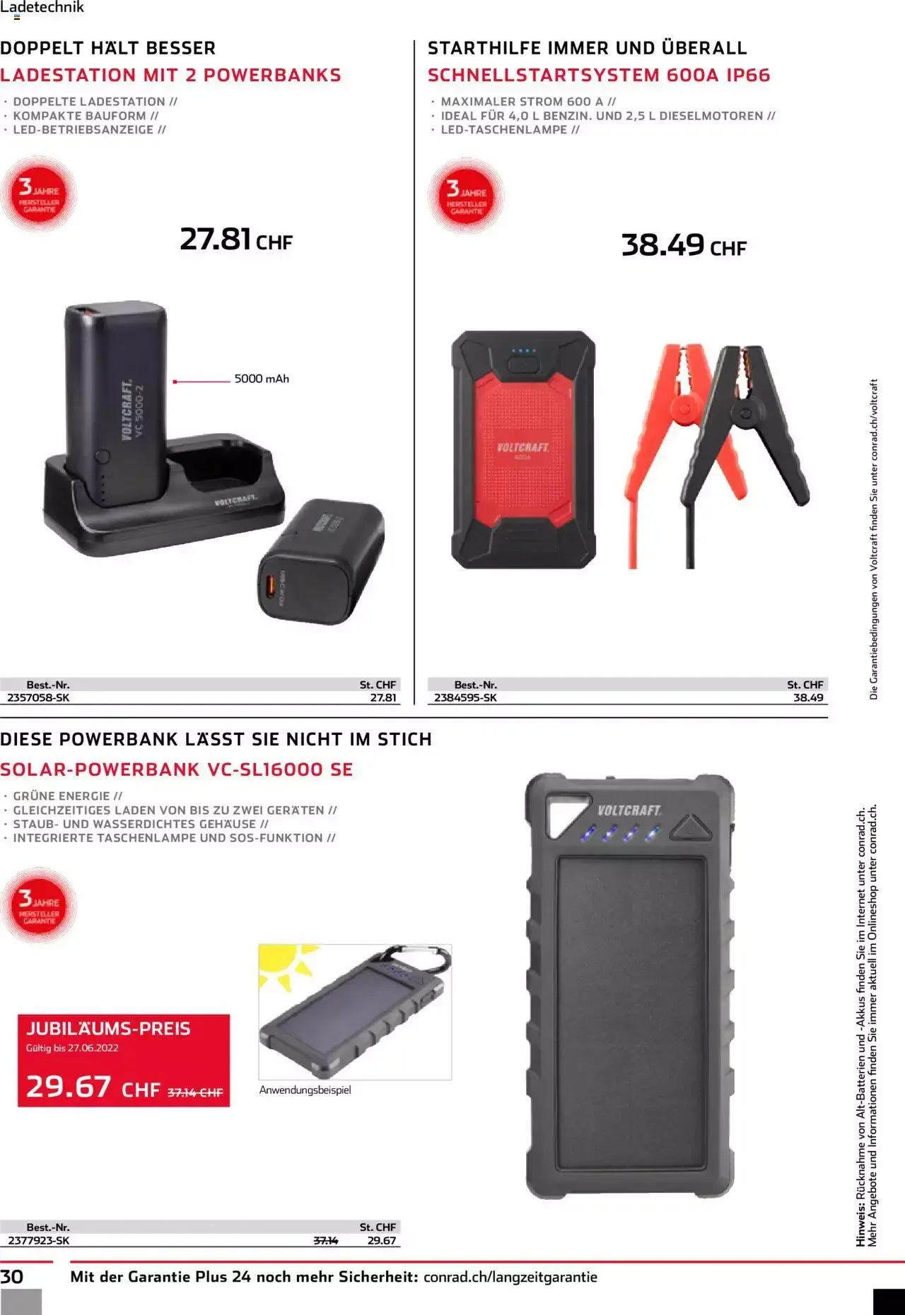 Conrad - 40 Jahre Voltcraft von 30. November bis 31. Dezember 2023 - Prospekt seite 32