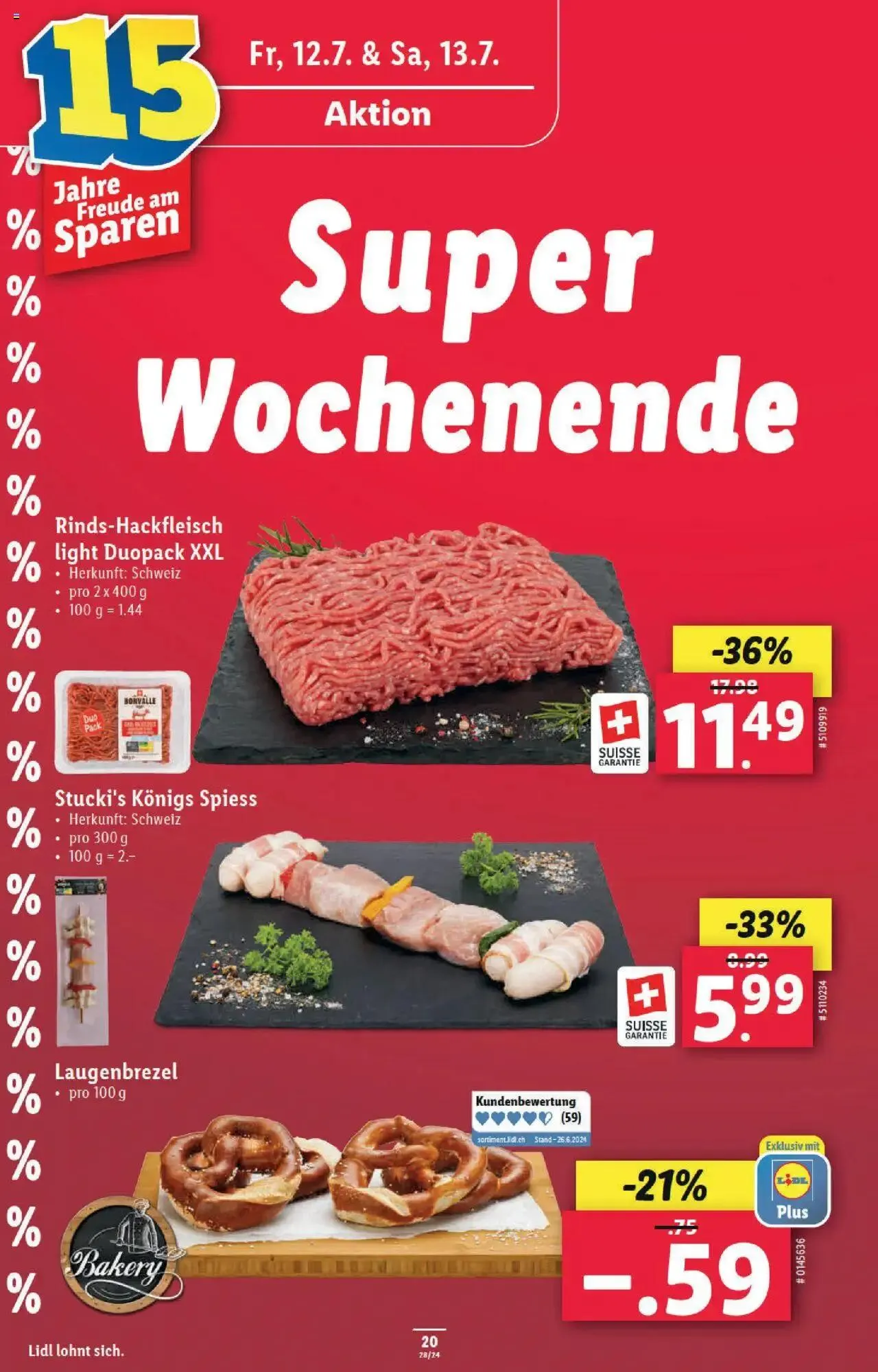 Lidl Aktionen von 11. Juli bis 17. Juli 2024 - Prospekt seite 20