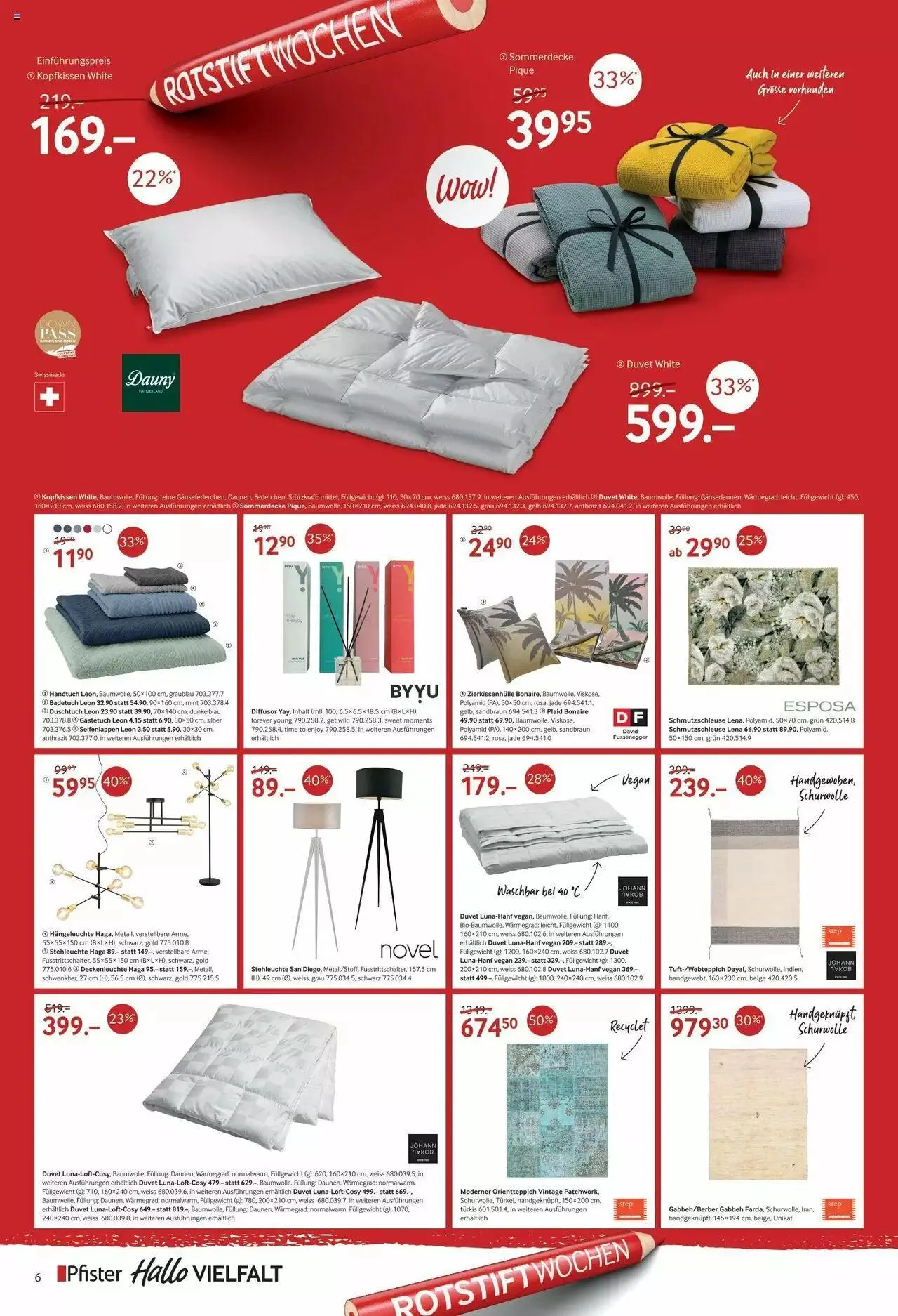 Pfister Aktionen von 27. Juni bis 21. August 2023 - Prospekt seite  6