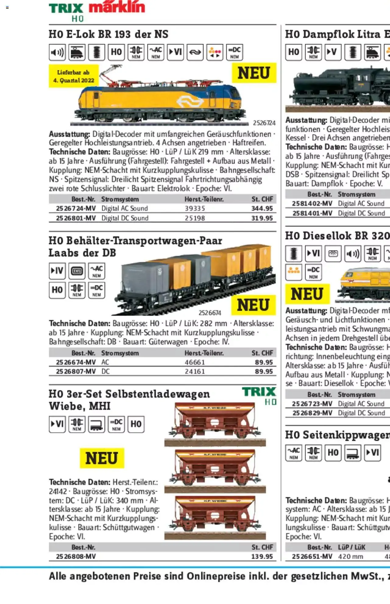 Conrad - Modellbahn Katalog 2022/23 von 5. September bis 31. Dezember 2023 - Prospekt seite  45