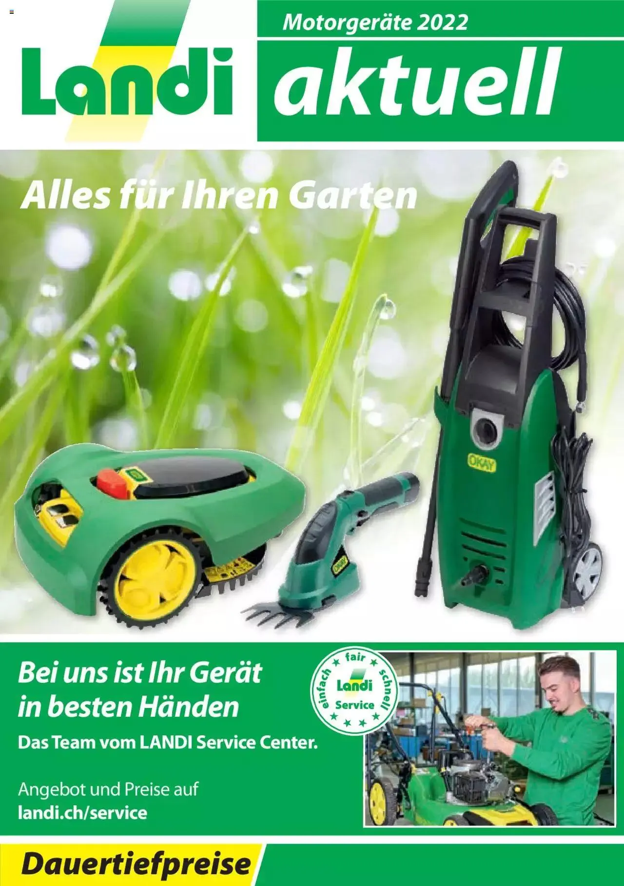 Landi - Motorgeräte 2022 von 1. April bis 31. Dezember 2023 - Prospekt seite  1