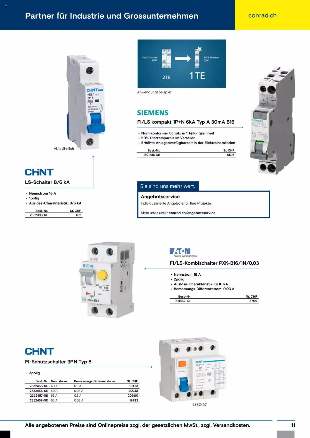 Conrad Automation und Robotik von 18. Juli bis 31. Dezember 2023 - Prospekt seite  11