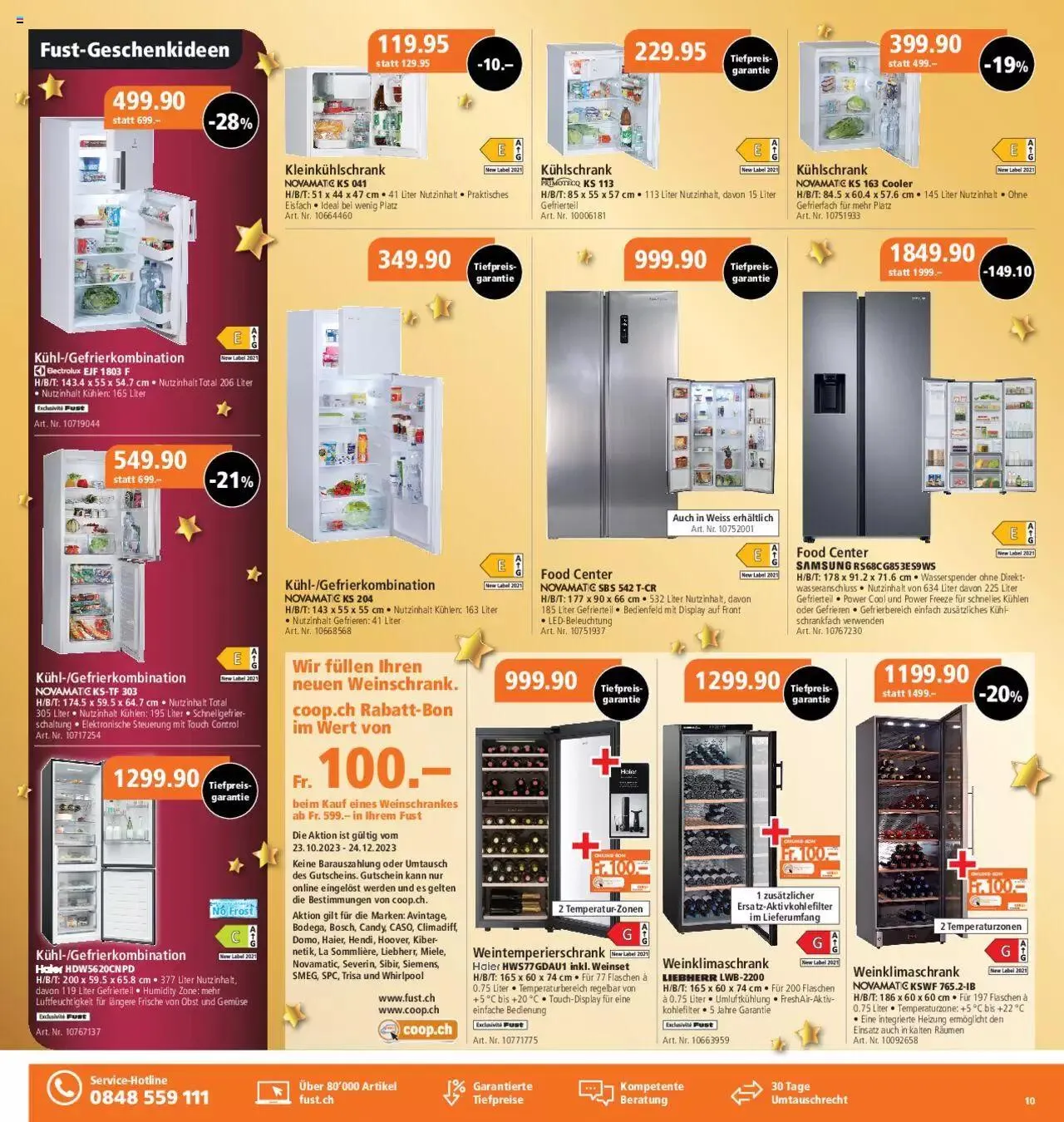 Fust Aktionen von 4. Dezember bis 10. Dezember 2023 - Prospekt seite 10