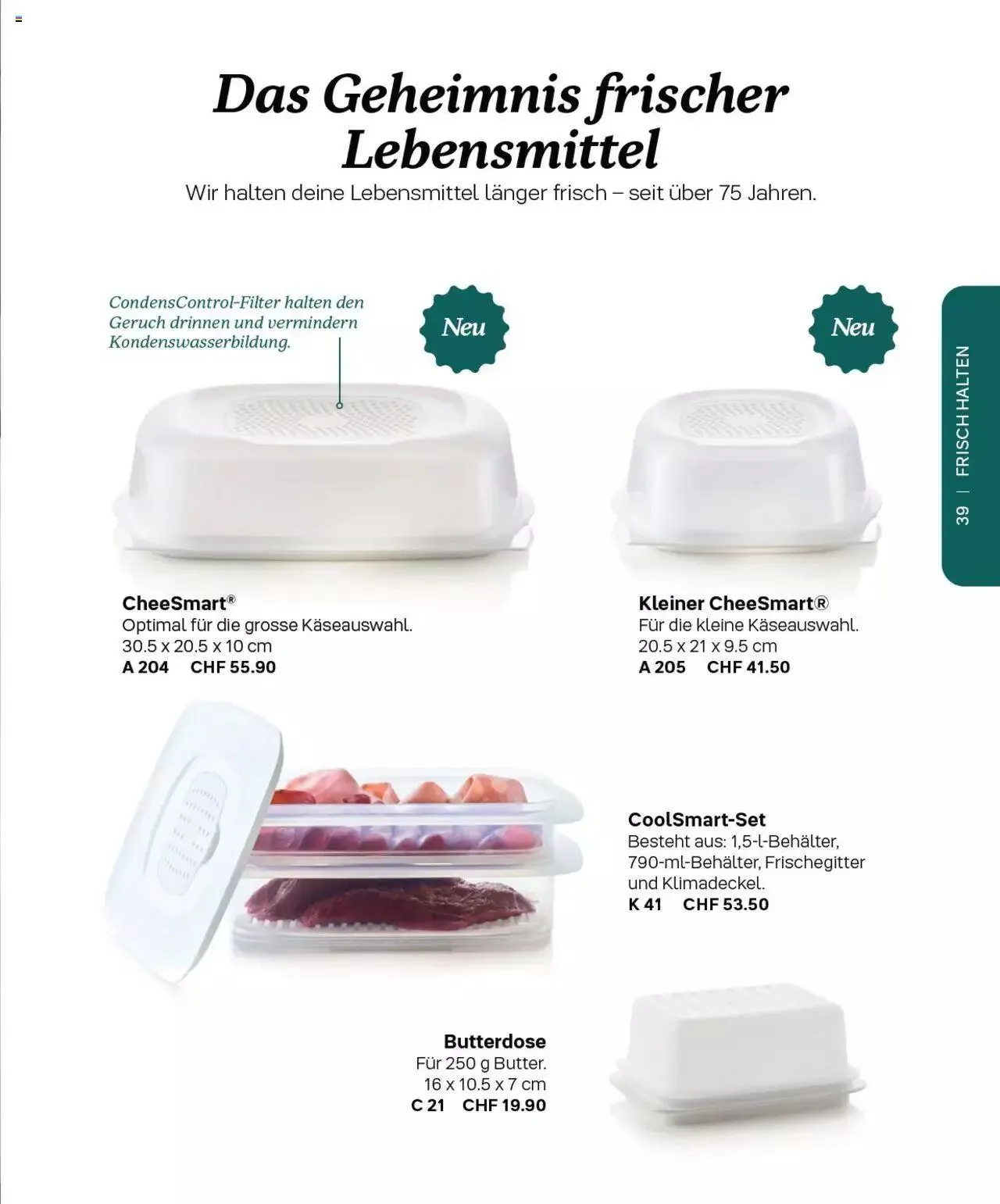 Tupperware - Herbst / Winter 2022-23 von 1. September bis 31. Dezember 2023 - Prospekt seite  39
