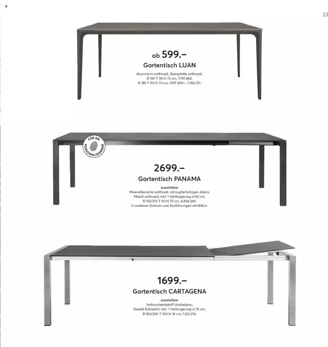 Livique Aktionen Wohne wie du lebst von 27. Februar bis 31. Dezember 2024 - Prospekt seite 23