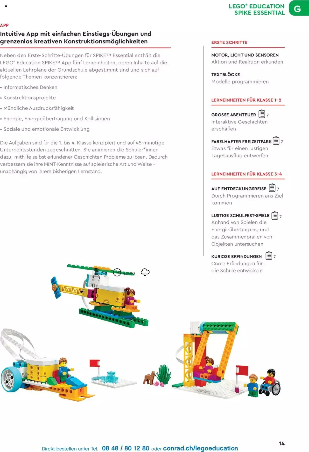Conrad - Lego Education Lernkonzepte von 6. April bis 31. Dezember 2023 - Prospekt seite  15
