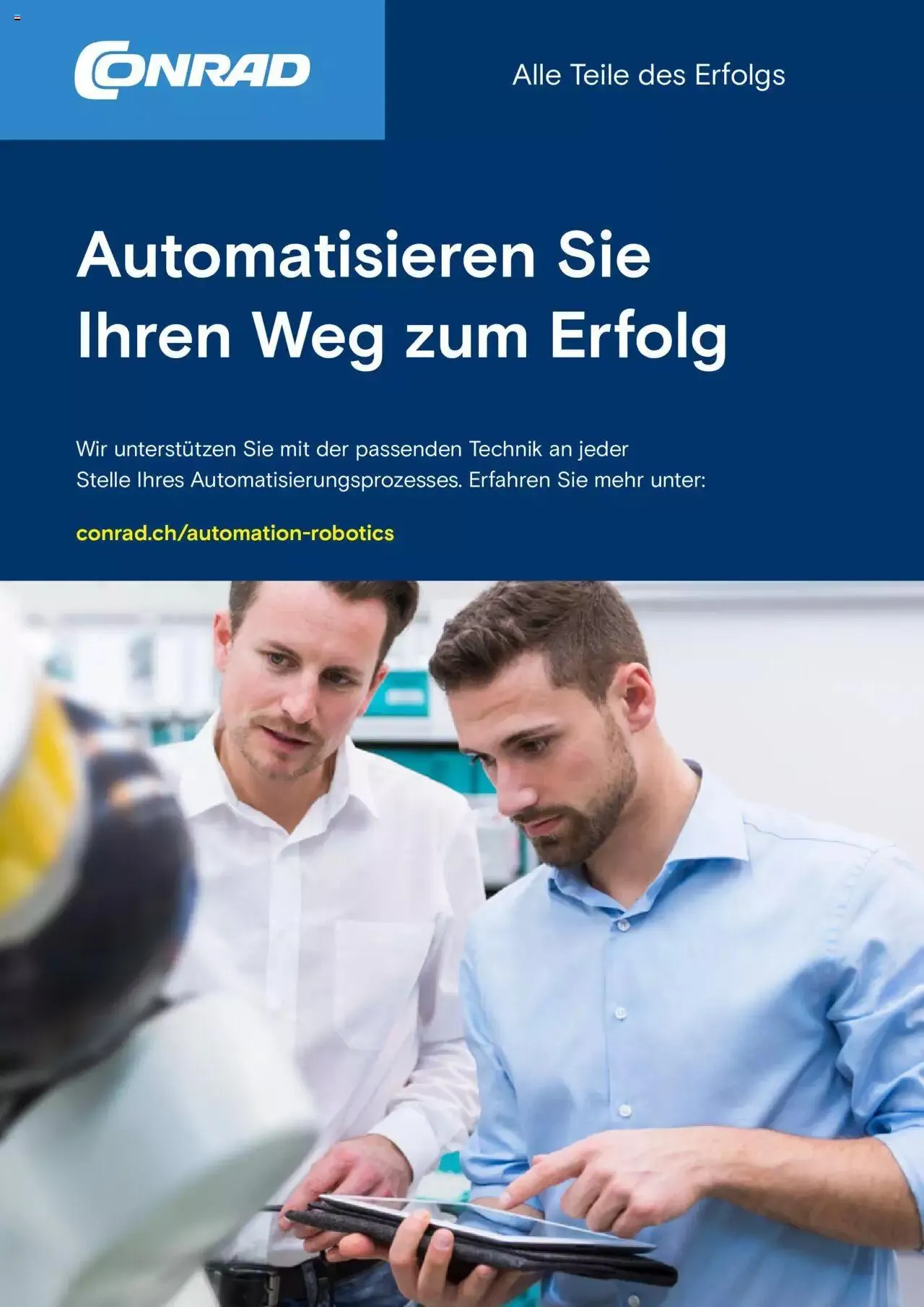 Conrad Automation und Robotik von 18. Juli bis 31. Dezember 2023 - Prospekt seite 1