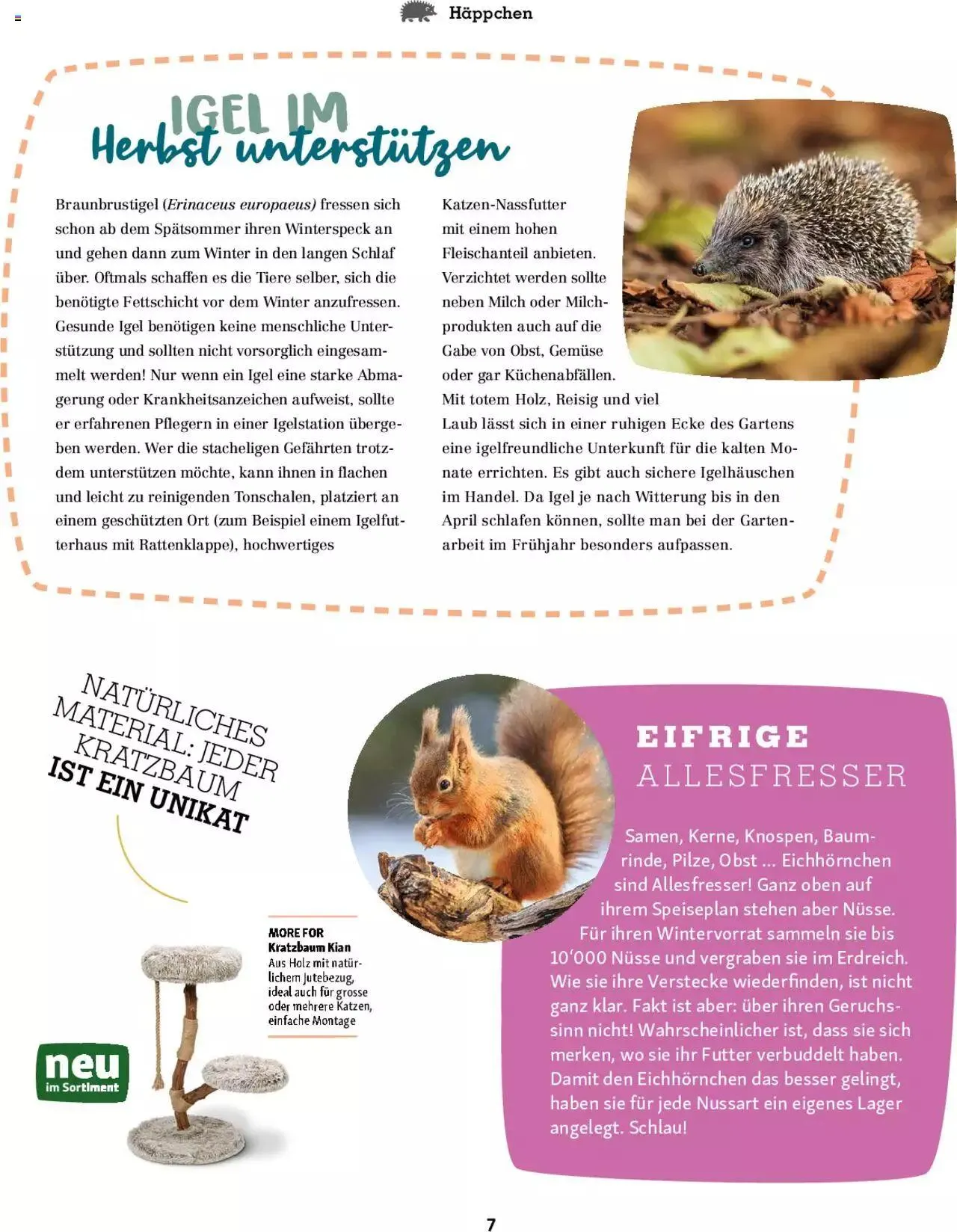 Fressnapf Magazin von 1. September bis 31. Oktober 2023 - Prospekt seite 7