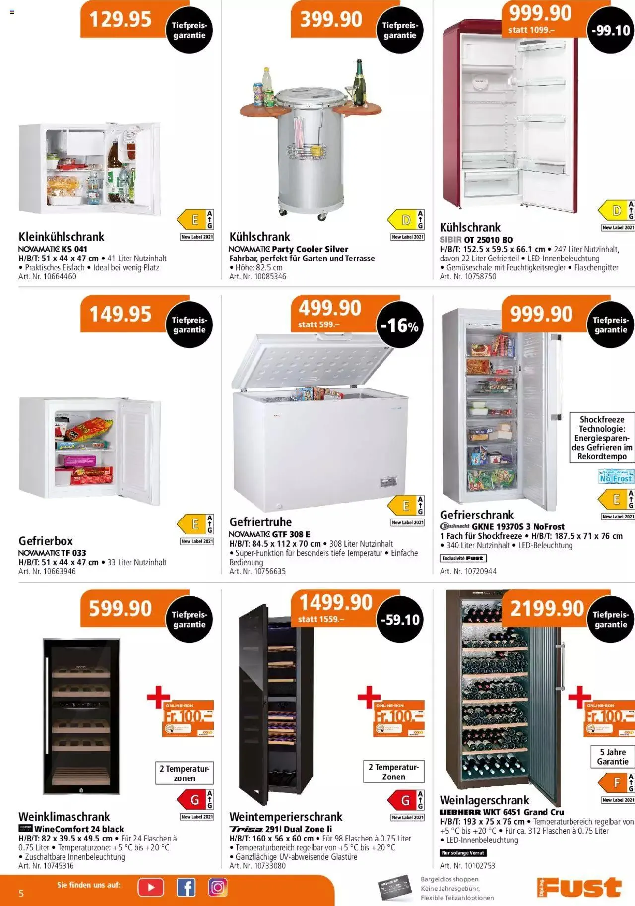 Fust Multimedia Post von 6. November bis 19. November 2023 - Prospekt seite  21