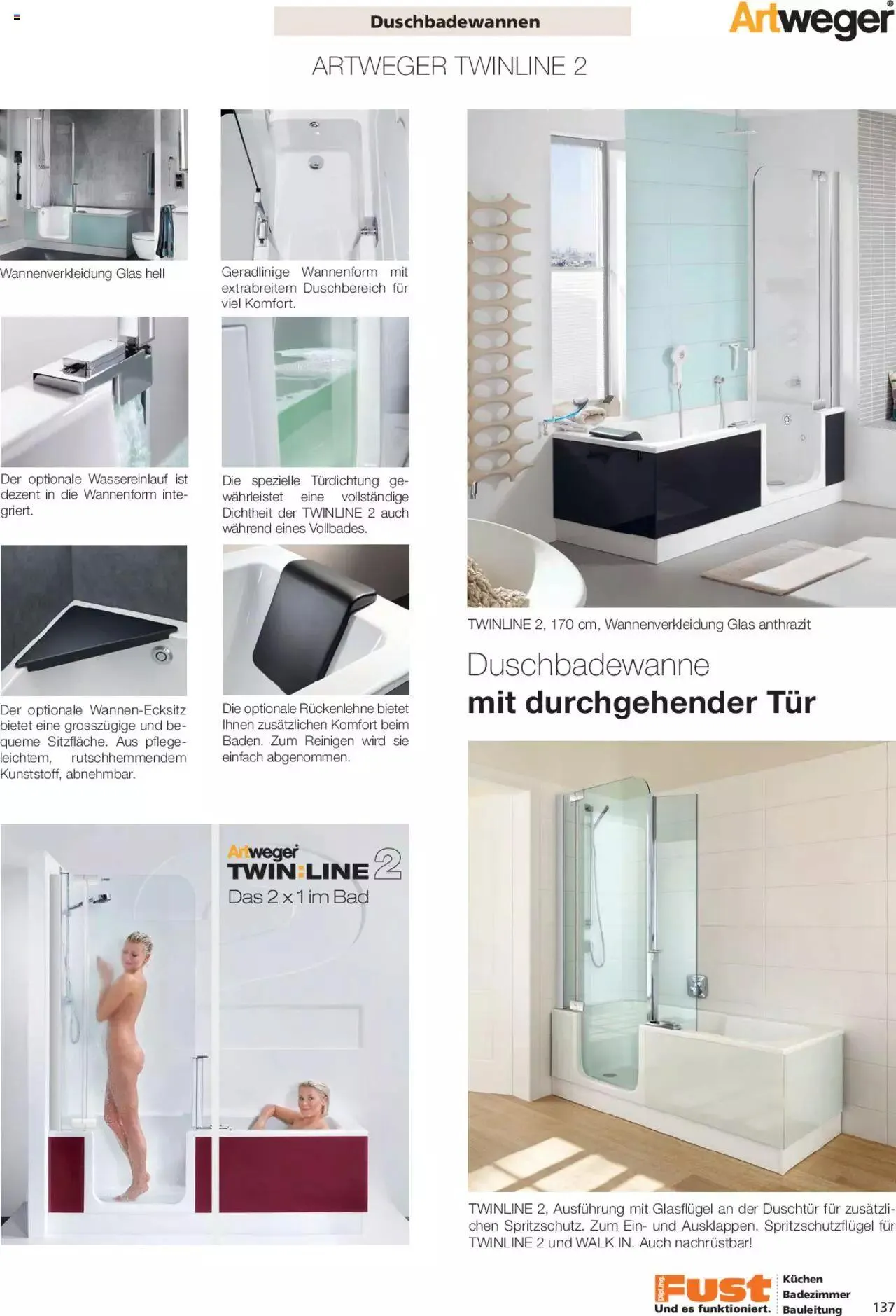 Fust Aktionen Badezimmermagazin von 17. April bis 31. Dezember 2024 - Prospekt seite  137