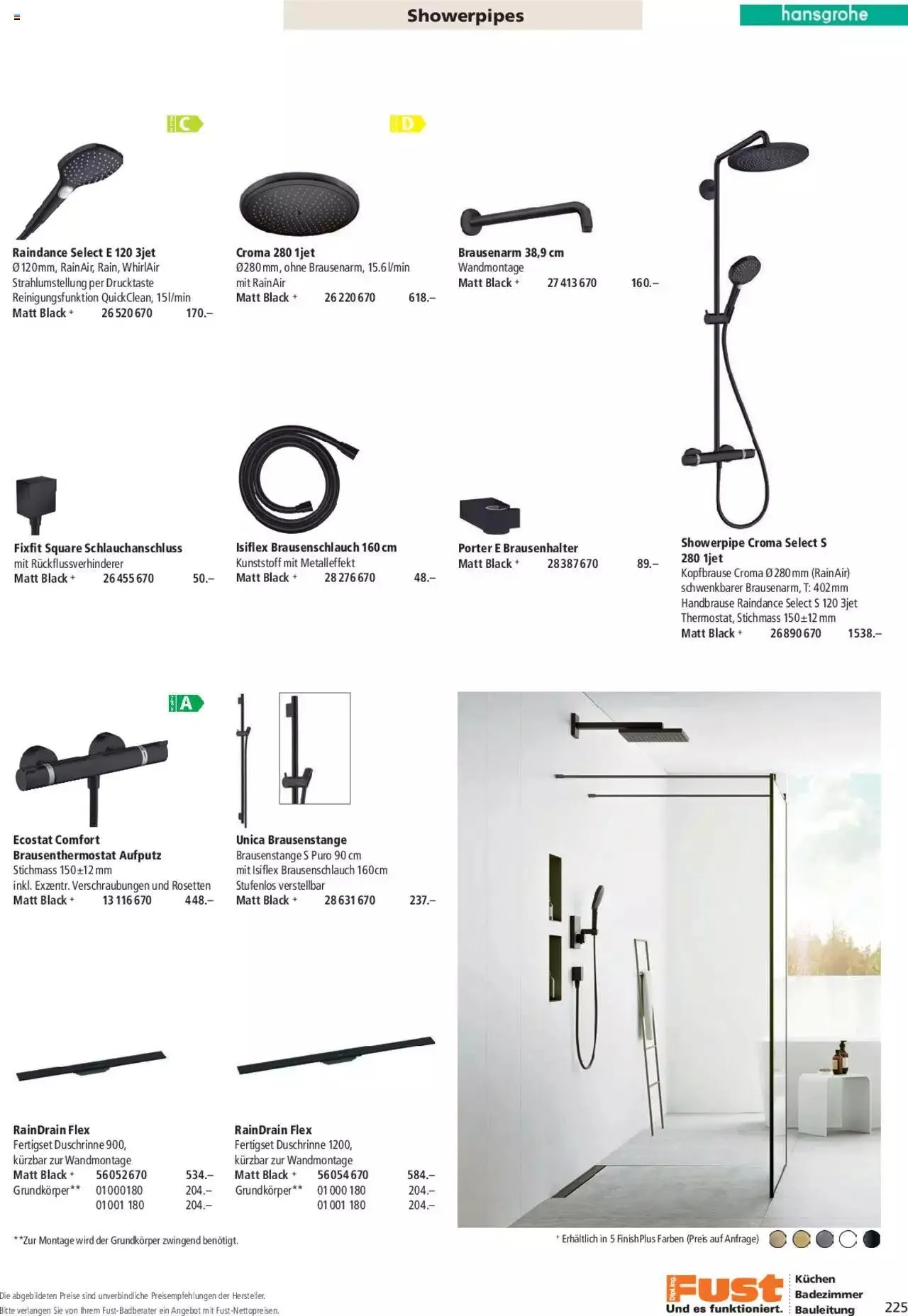 Fust Aktionen Badezimmermagazin von 17. April bis 31. Dezember 2024 - Prospekt seite  225