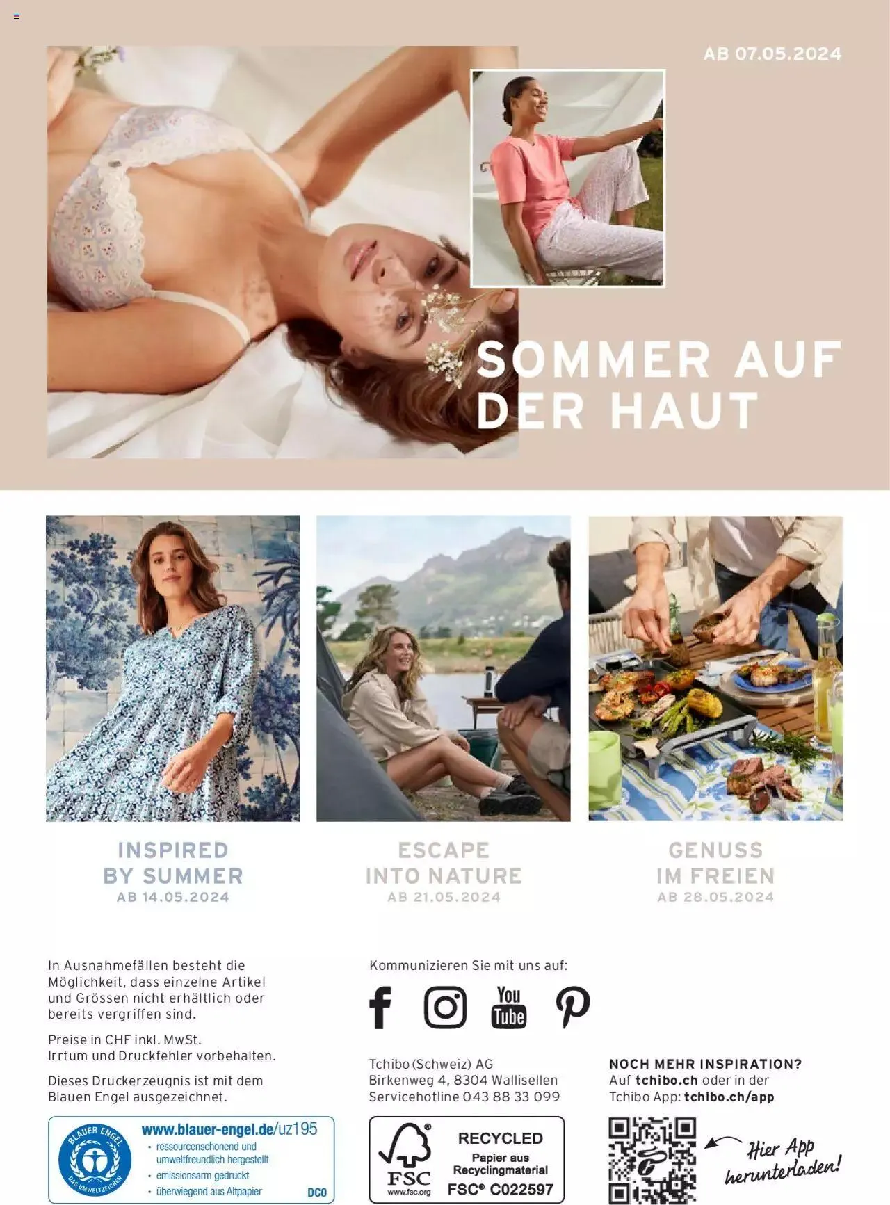 Tchibo Magazin Filialen von 30. April bis 31. Dezember 2024 - Prospekt seite  20