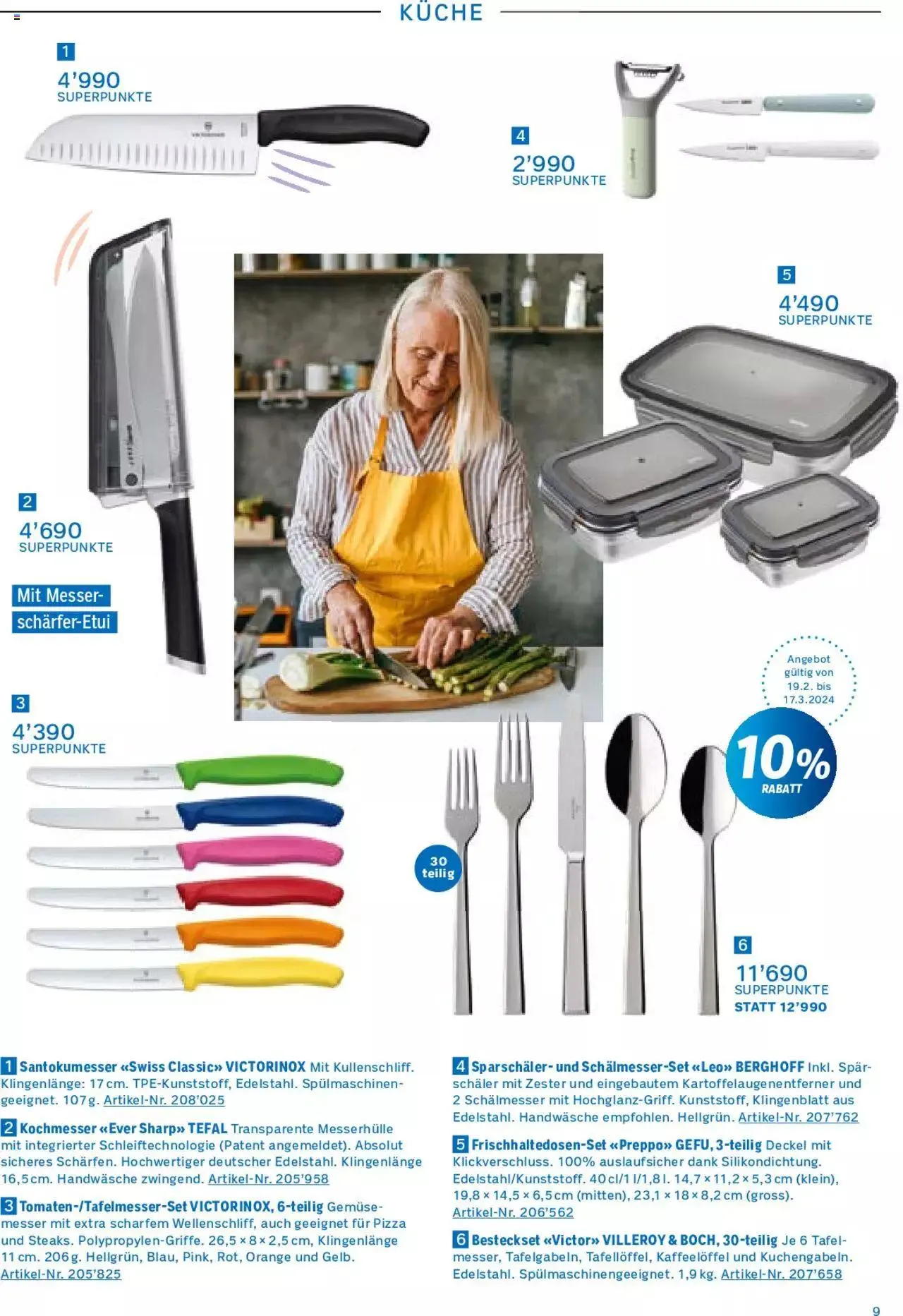 Coop Praemien Shop Aktionen von 20. Februar bis 31. Dezember 2024 - Prospekt seite 9