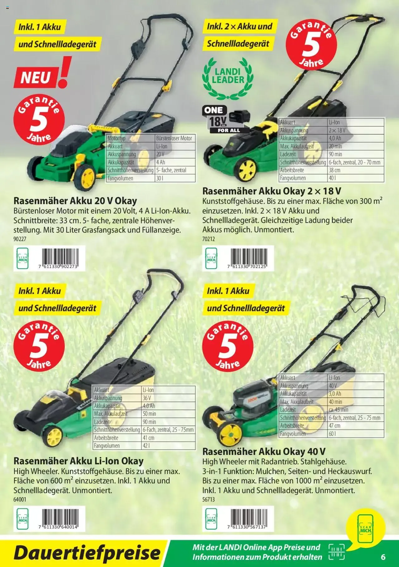 Landi - Motorgeräte 2023 von 7. März bis 31. Dezember 2023 - Prospekt seite  6