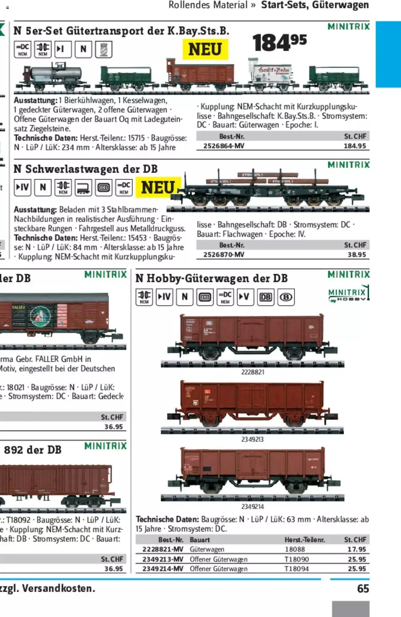 Conrad - Modellbahn Katalog 2022/23 von 5. September bis 31. Dezember 2023 - Prospekt seite  134