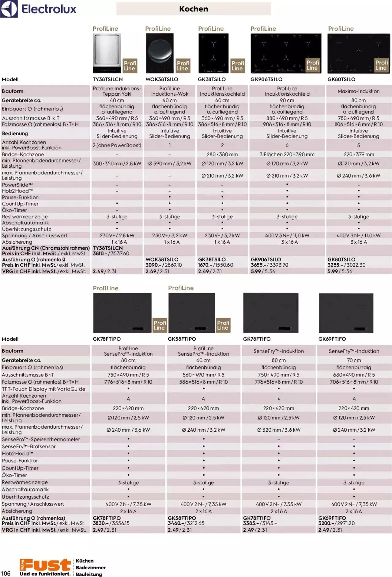 Fust - Küchenmagazin - Riesenauswahl von 22. Februar bis 31. Dezember 2023 - Prospekt seite  106