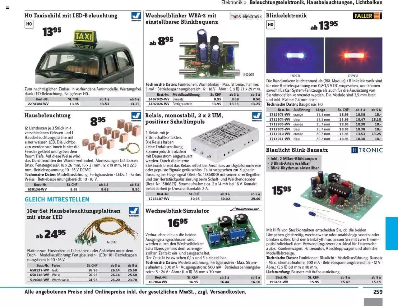 Conrad - Modellbahn 2021/22 von 1. Januar bis 31. Dezember 2023 - Prospekt seite  261