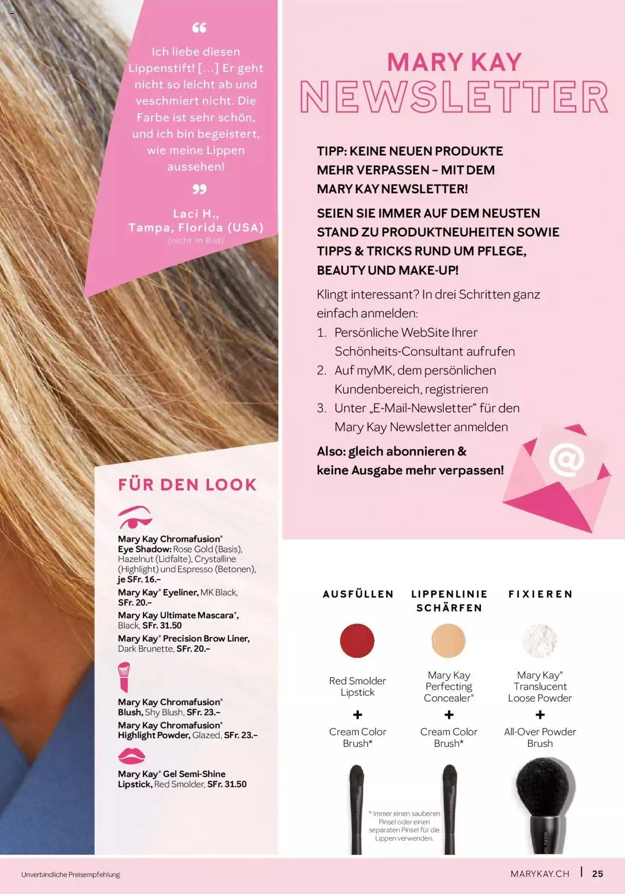 Mary Kay Aktionen von 17. April bis 31. Dezember 2023 - Prospekt seite  25