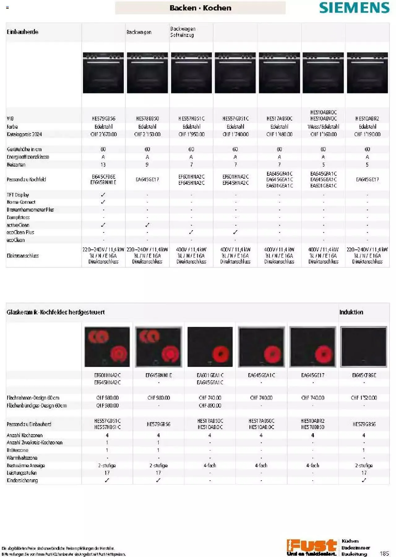 Fust Küchen- und Badezimmerprospekt von 4. März bis 31. Dezember 2024 - Prospekt seite 185