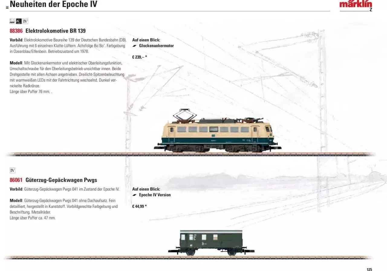 Conrad Märklin Neuheiten 2023 von 13. März bis 31. Dezember 2023 - Prospekt seite 127