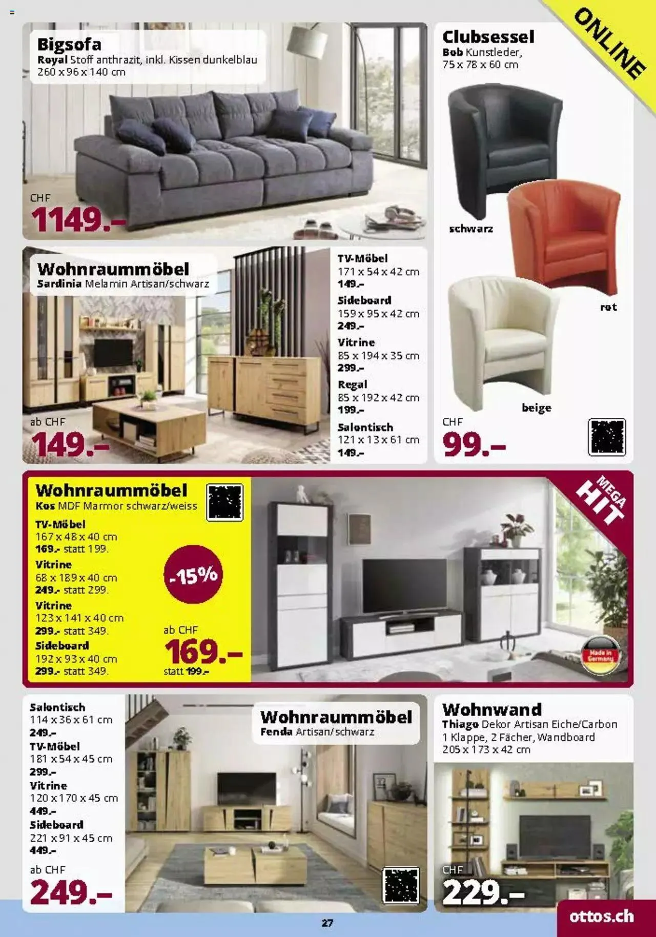 Otto's Online Katalog von 18. März bis 31. Dezember 2024 - Prospekt seite 27