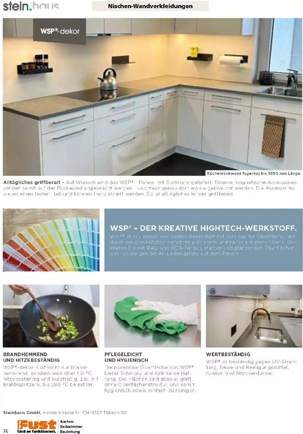 Fust Küchen- und Badezimmerprospekt von 4. März bis 31. Dezember 2024 - Prospekt seite  76
