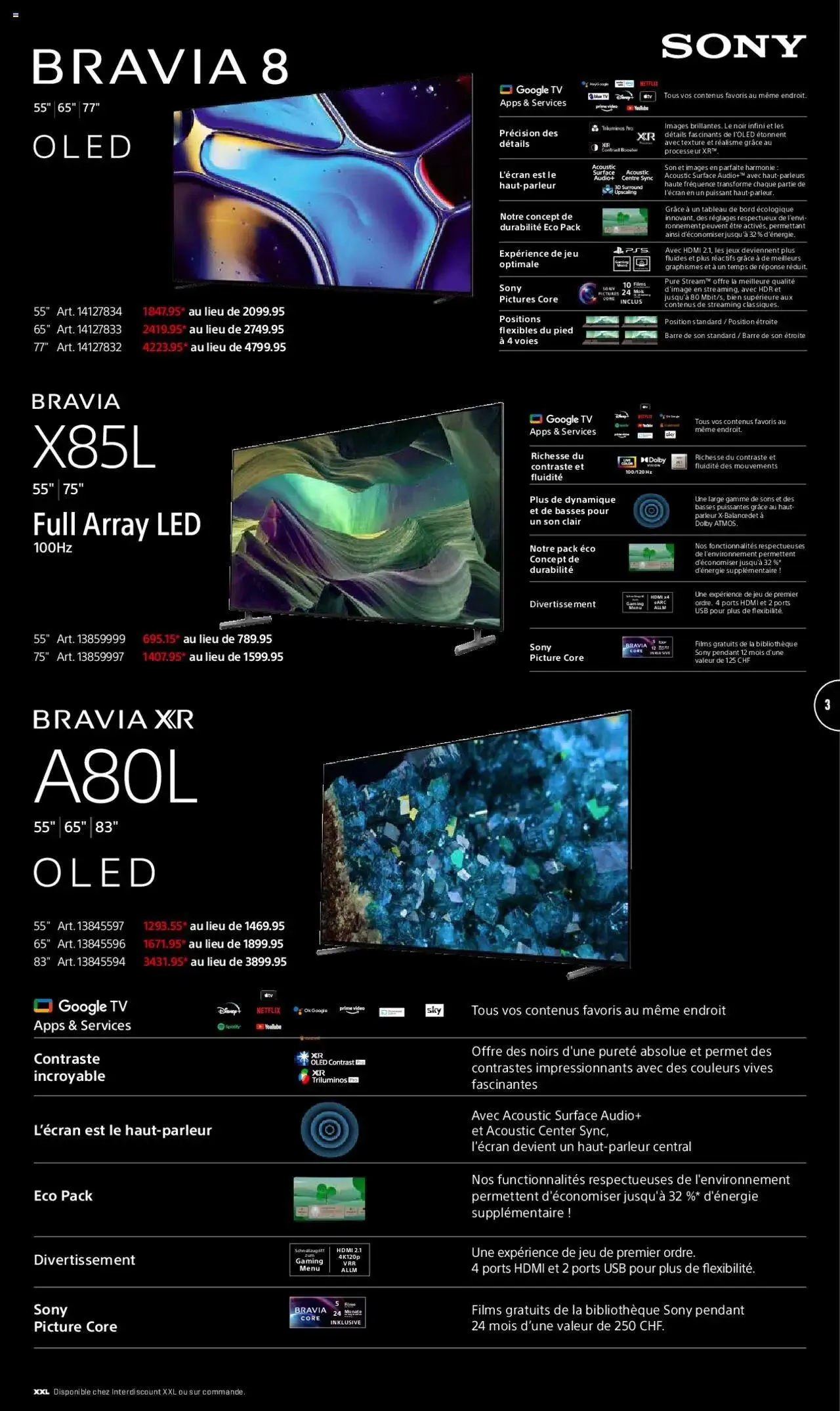Interdiscount Prospectus von 2. September bis 22. September 2024 - Prospekt seite  3