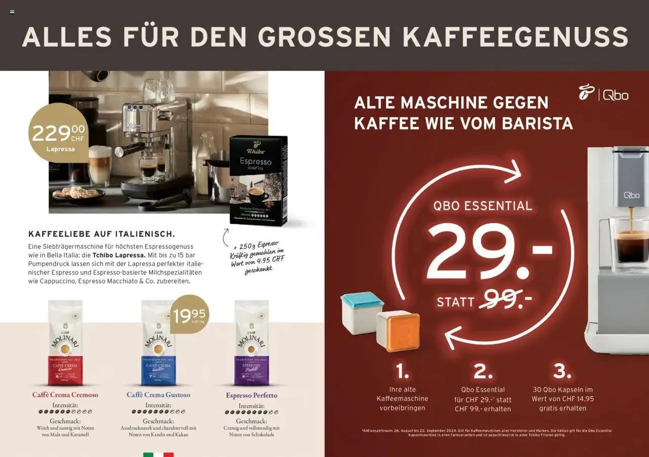 Tchibo Aktionen Filialen von 27. August bis 31. Dezember 2024 - Prospekt seite  13