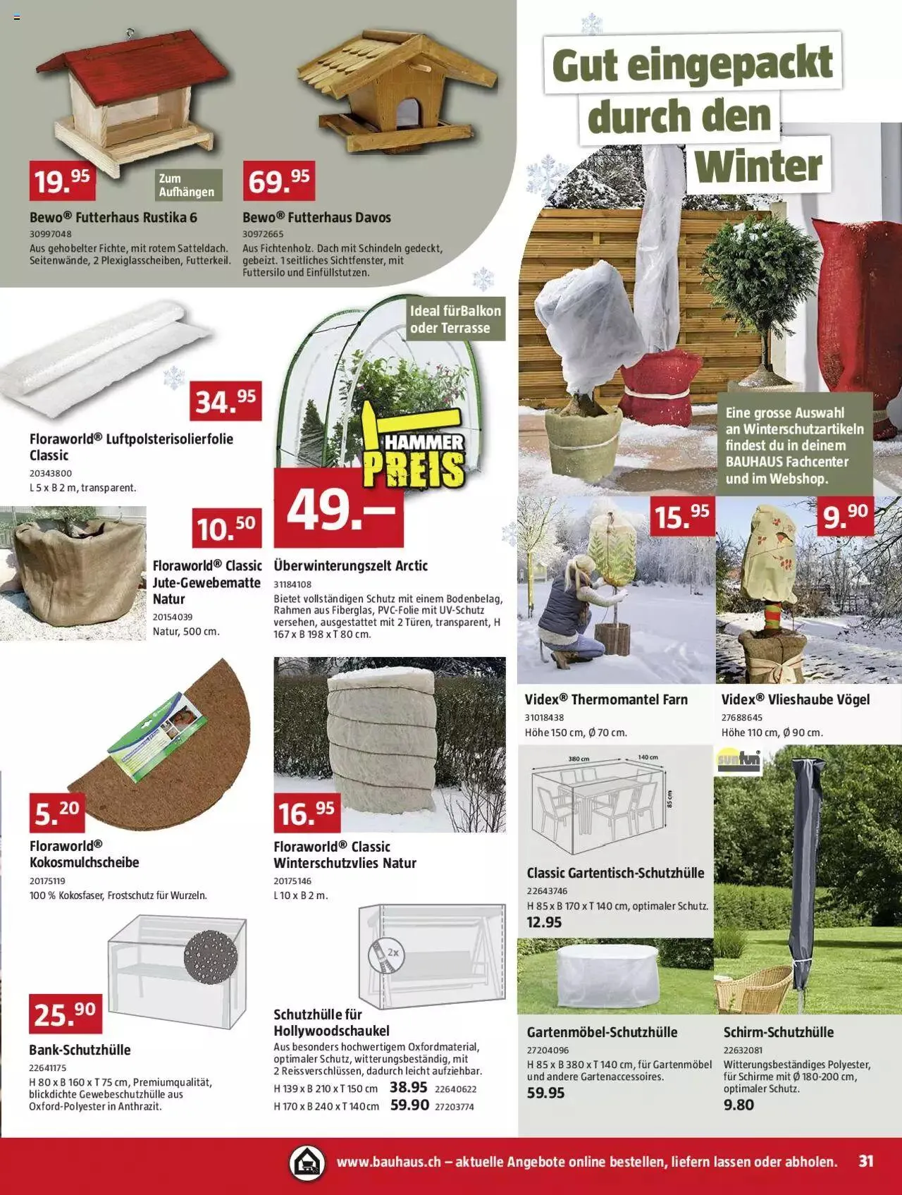 Bauhaus Aktionen von 30. Oktober bis 26. November 2023 - Prospekt seite  31
