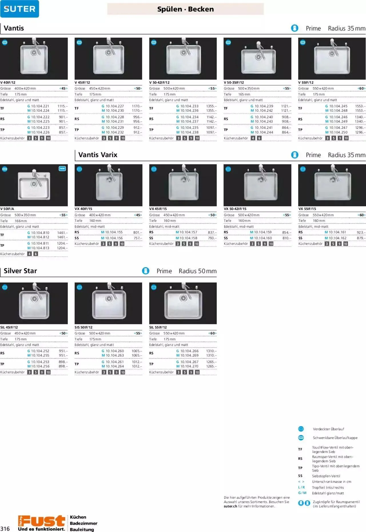 Fust - Küchenmagazin - Riesenauswahl von 22. Februar bis 31. Dezember 2023 - Prospekt seite  316