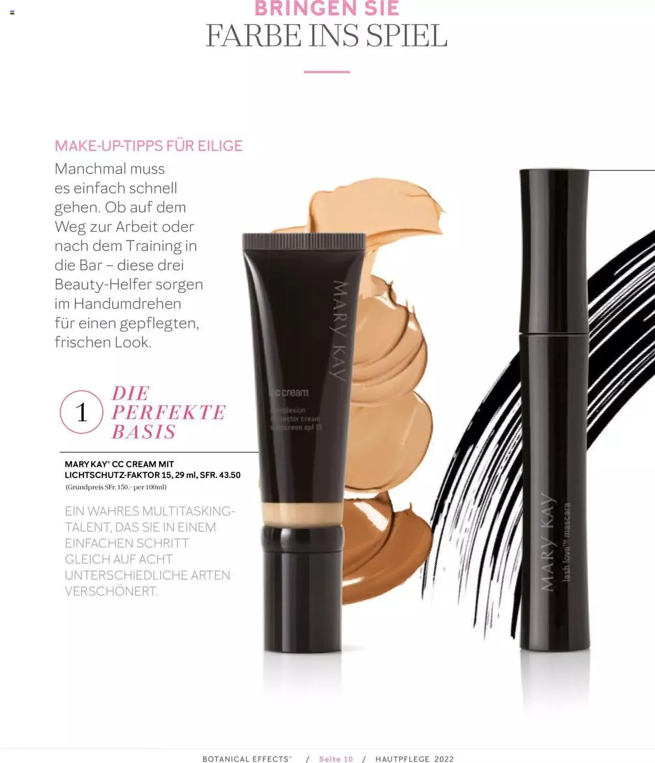 Mary Kay - Botanical Effects Hautpflege von 1. Februar bis 31. Dezember 2023 - Prospekt seite 10