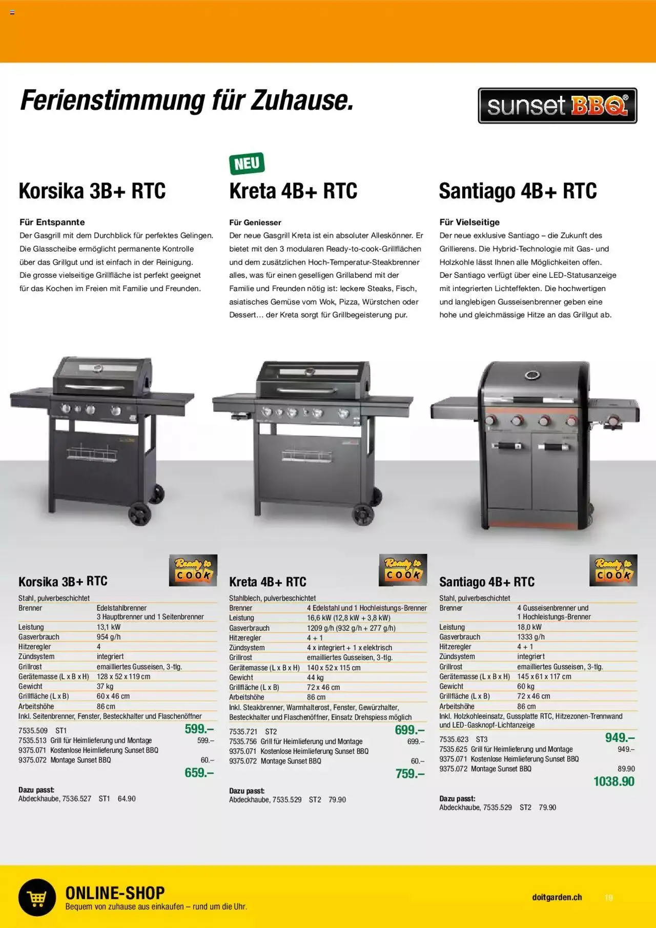 DO IT+GARDEN MIGROS - Grill von 22. März bis 31. Dezember 2023 - Prospekt seite  19