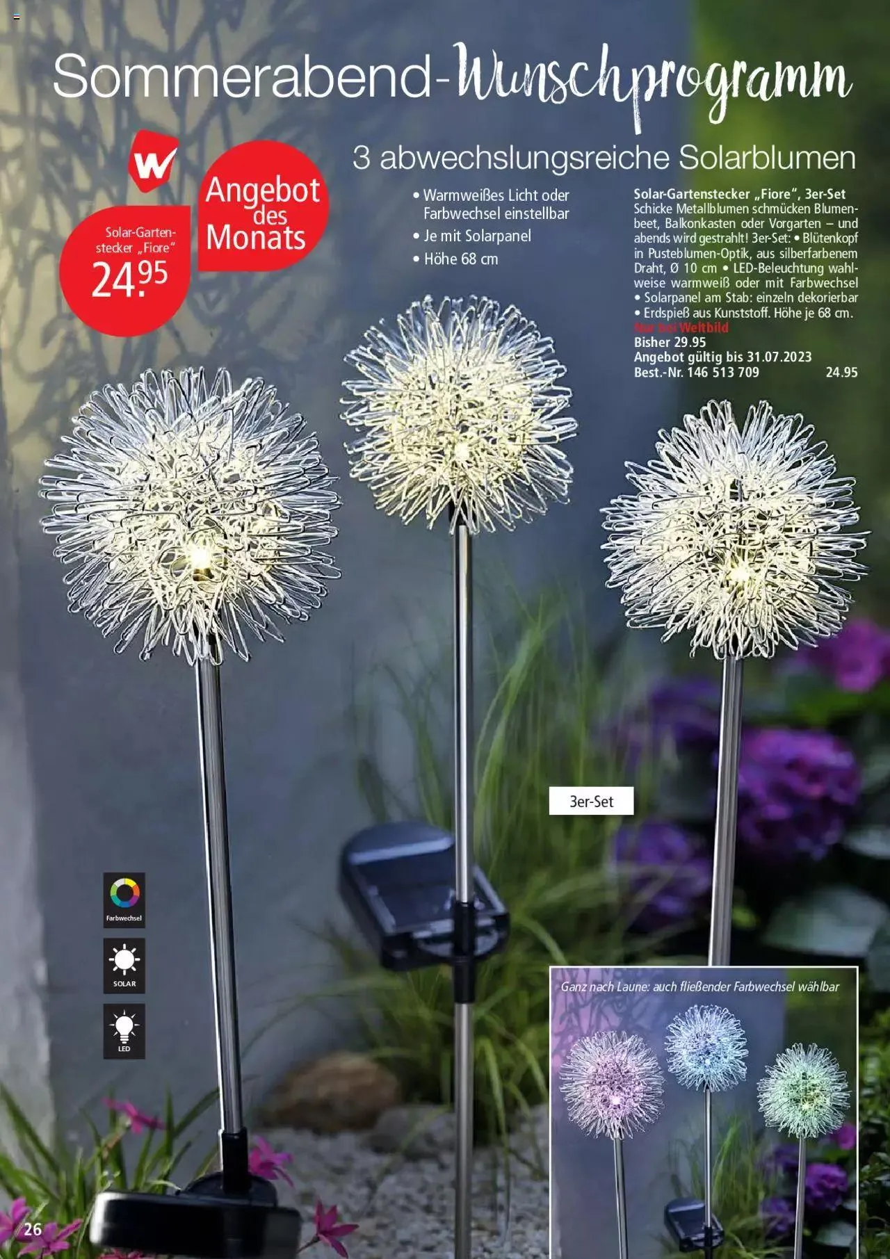 Weltbild Aktionen von 1. Juli bis 31. Juli 2023 - Prospekt seite 26