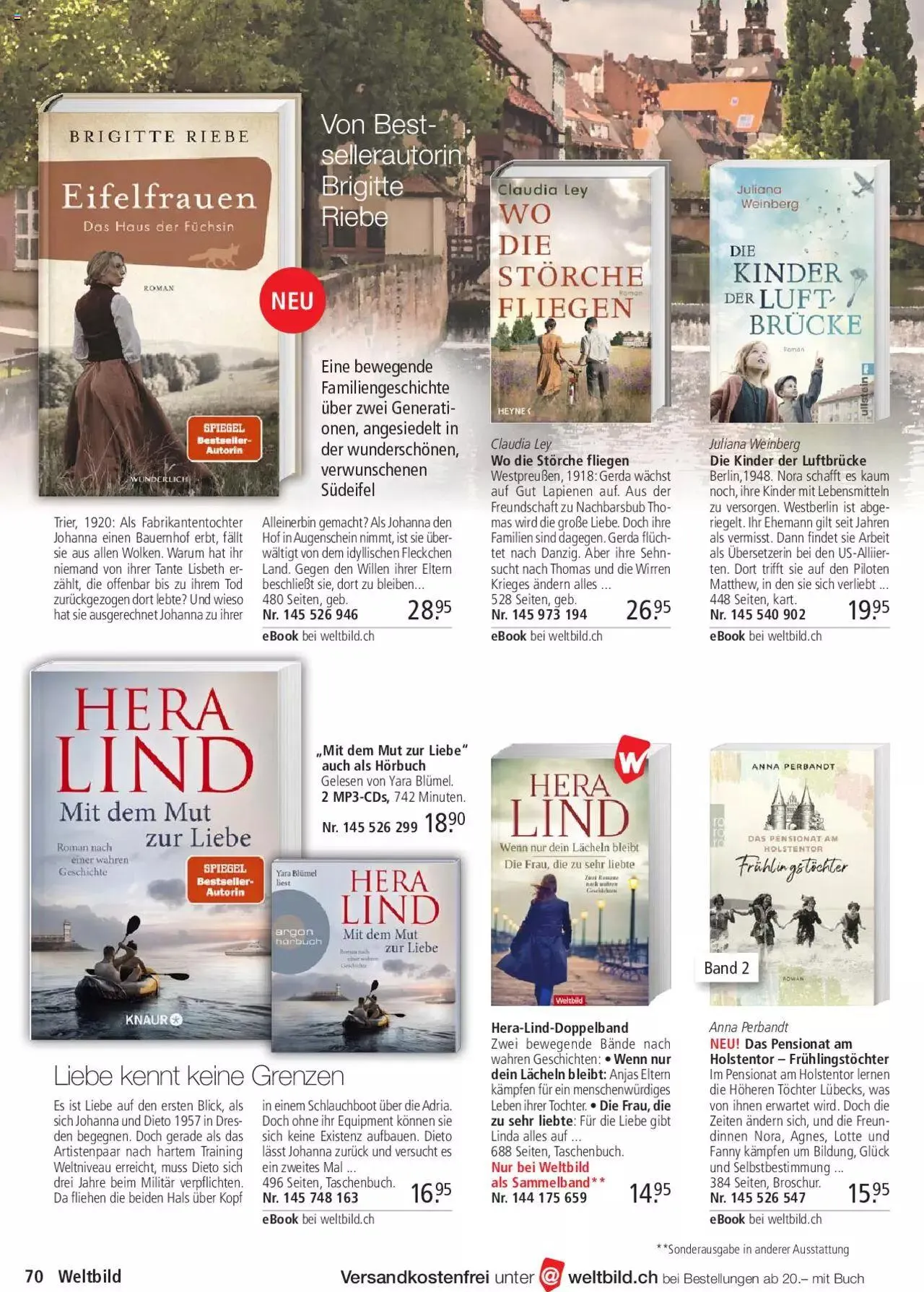 Weltbild Aktionen von 1. Juli bis 31. Juli 2023 - Prospekt seite  70