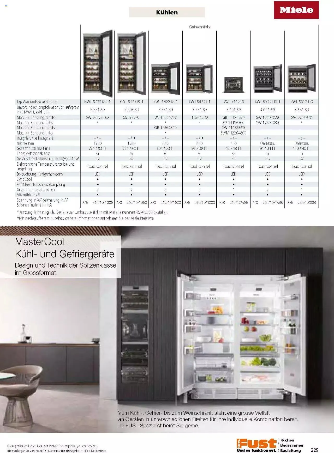 Fust Küchen- und Badezimmerprospekt von 4. März bis 31. Dezember 2024 - Prospekt seite  229