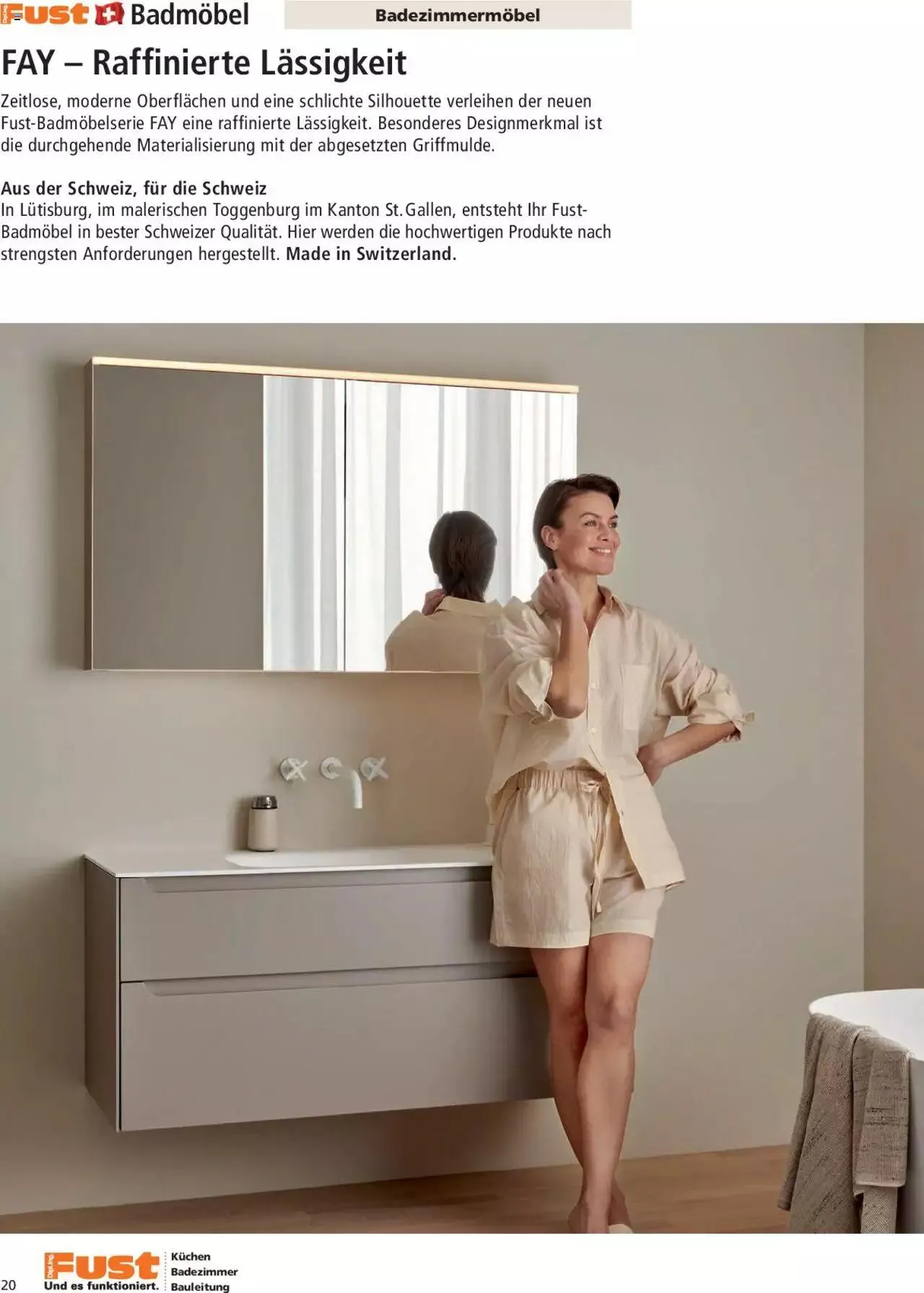 Fust Aktionen Badezimmermagazin von 17. April bis 31. Dezember 2024 - Prospekt seite  20