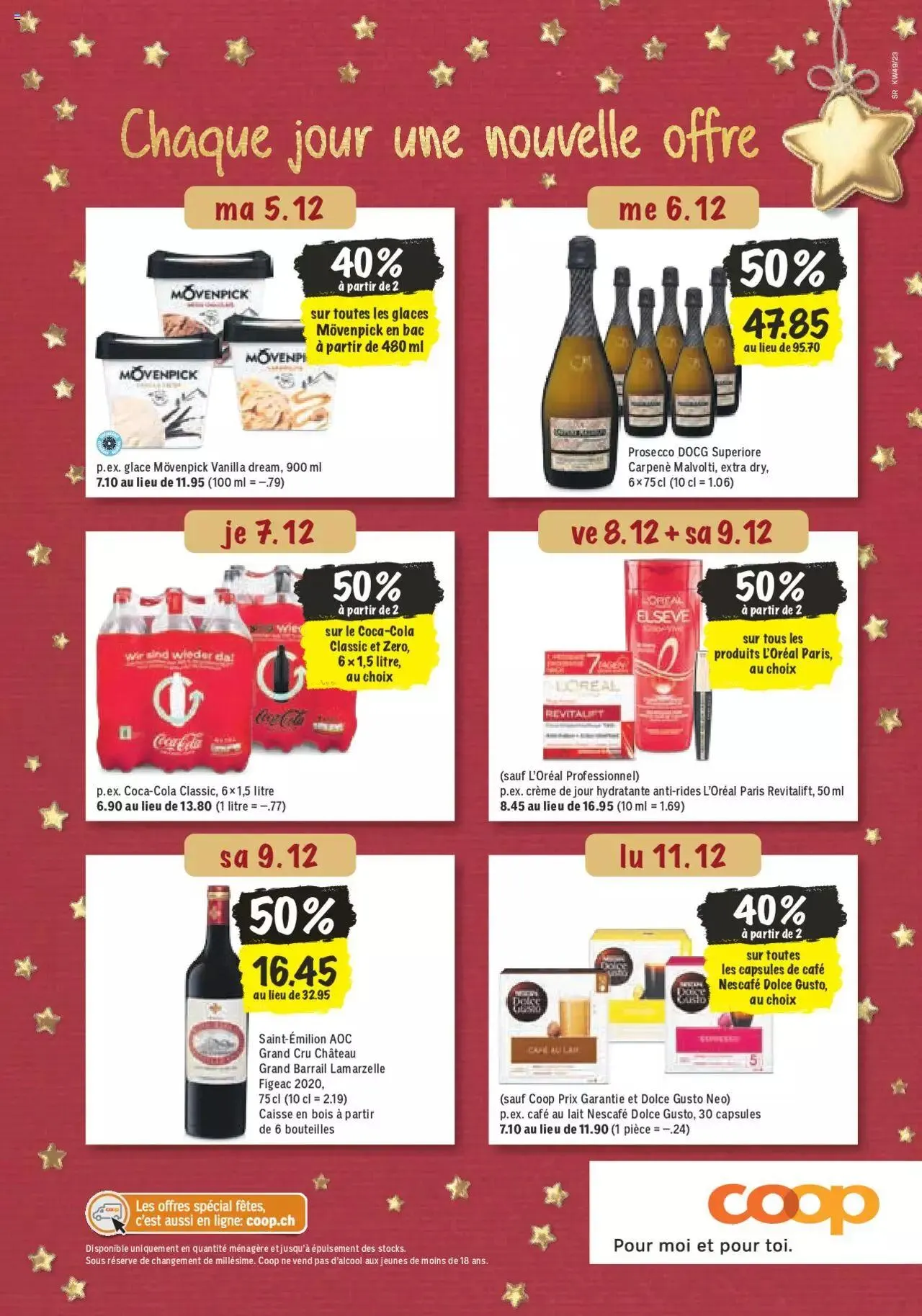 Coop - Les actions de la semaine von 5. Dezember bis 10. Dezember 2023 - Prospekt seite 20