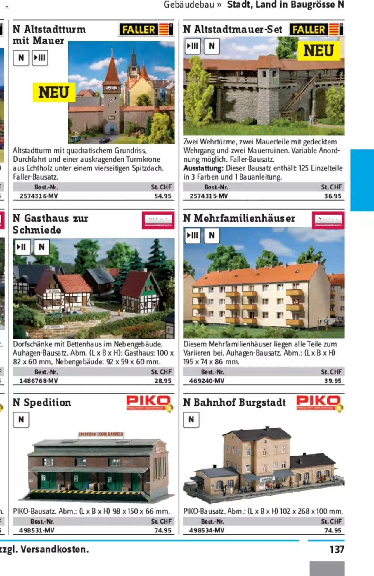 Conrad - Modellbahn Katalog 2022/23 von 5. September bis 31. Dezember 2023 - Prospekt seite  278