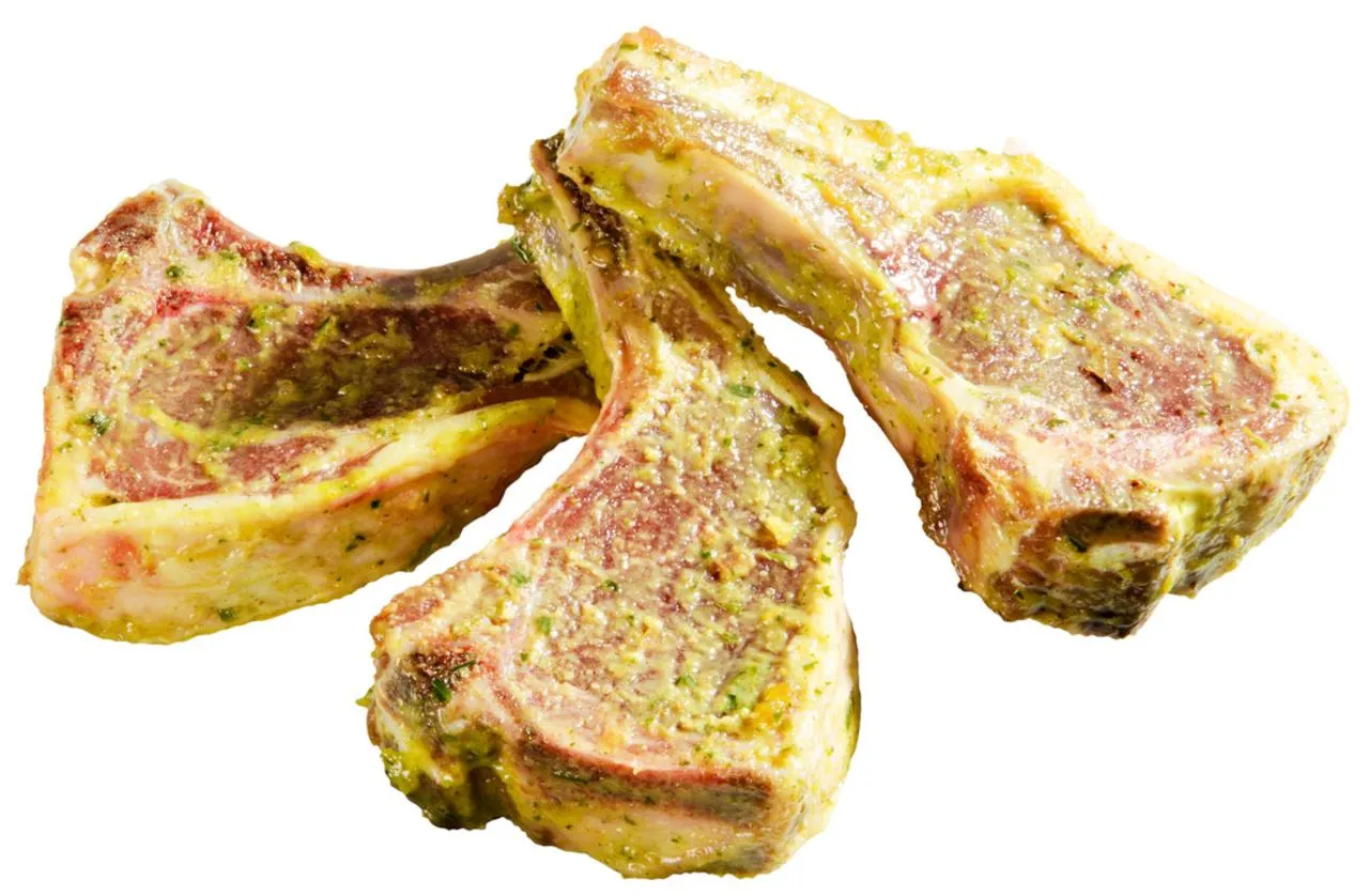 , aus Australien/Neuseeland, aufgetaut, mariniert mit Knoblauch