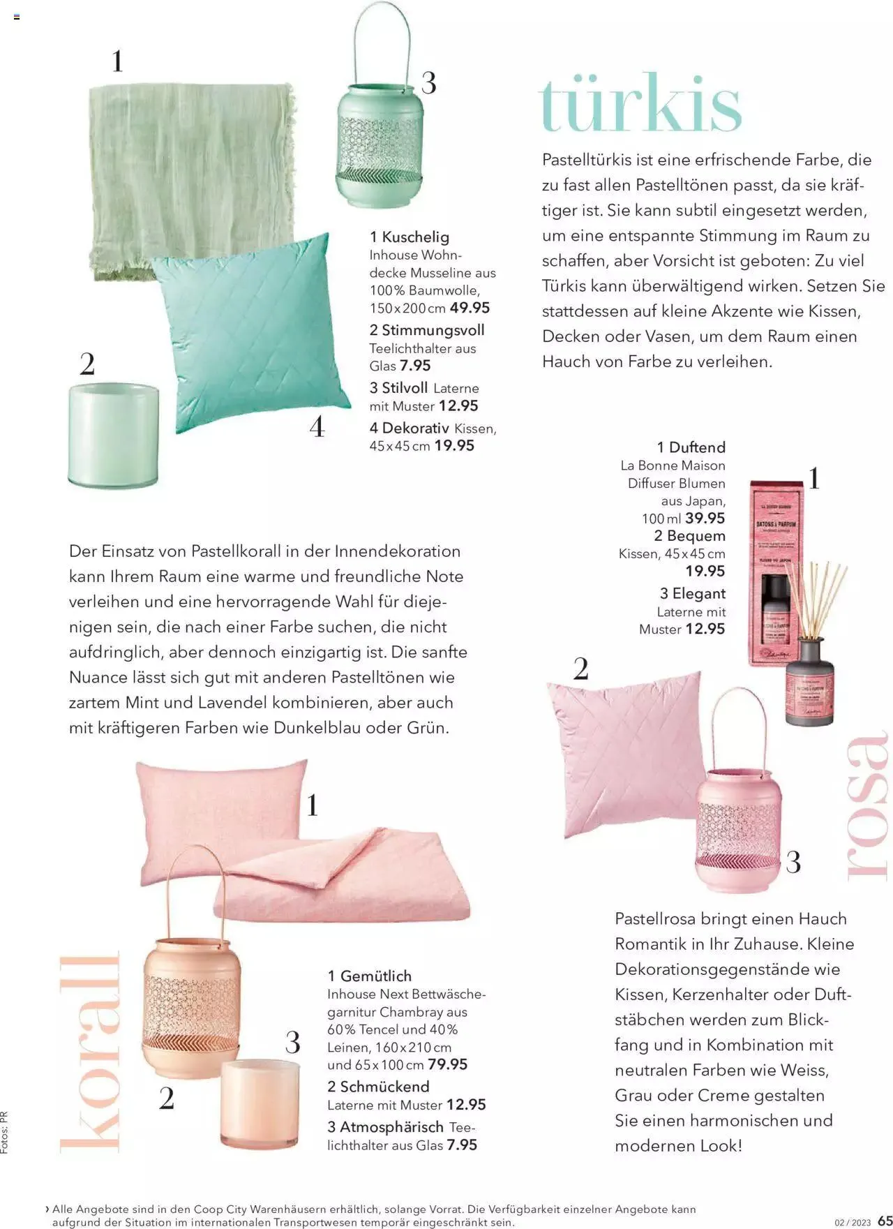 Coop Beauty & Life von 3. April bis 31. Dezember 2023 - Prospekt seite  65