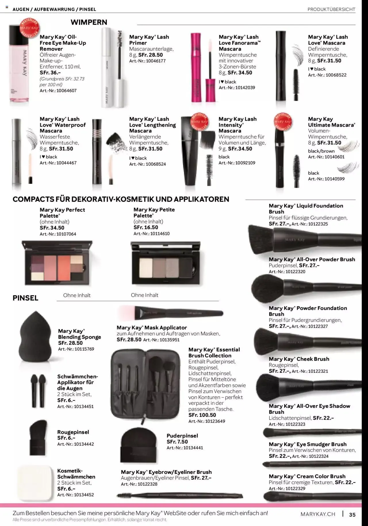 Mary Kay - Aktueller Prospekt von 17. Oktober bis 31. Dezember 2023 - Prospekt seite  35