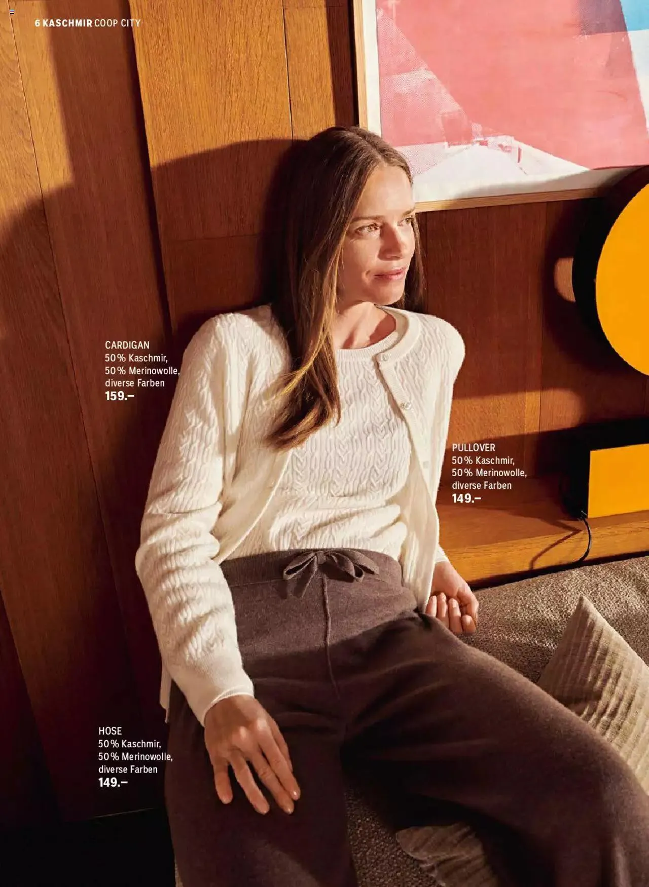 Coop City Aktionen Cashmere Collection von 5. September bis 31. Dezember 2023 - Prospekt seite  6