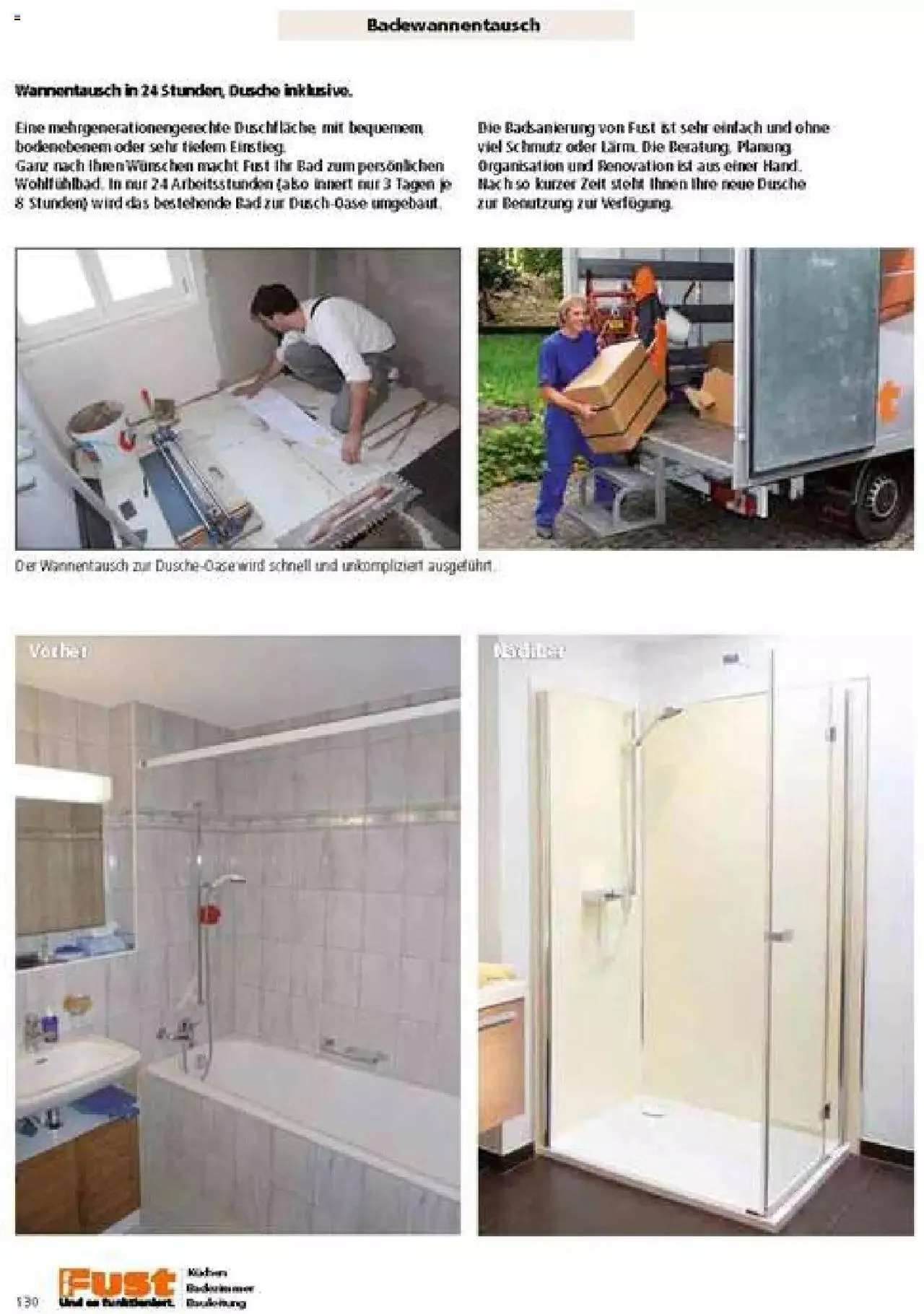 Fust Badezimmermagazin von 17. April bis 31. Dezember 2023 - Prospekt seite  130